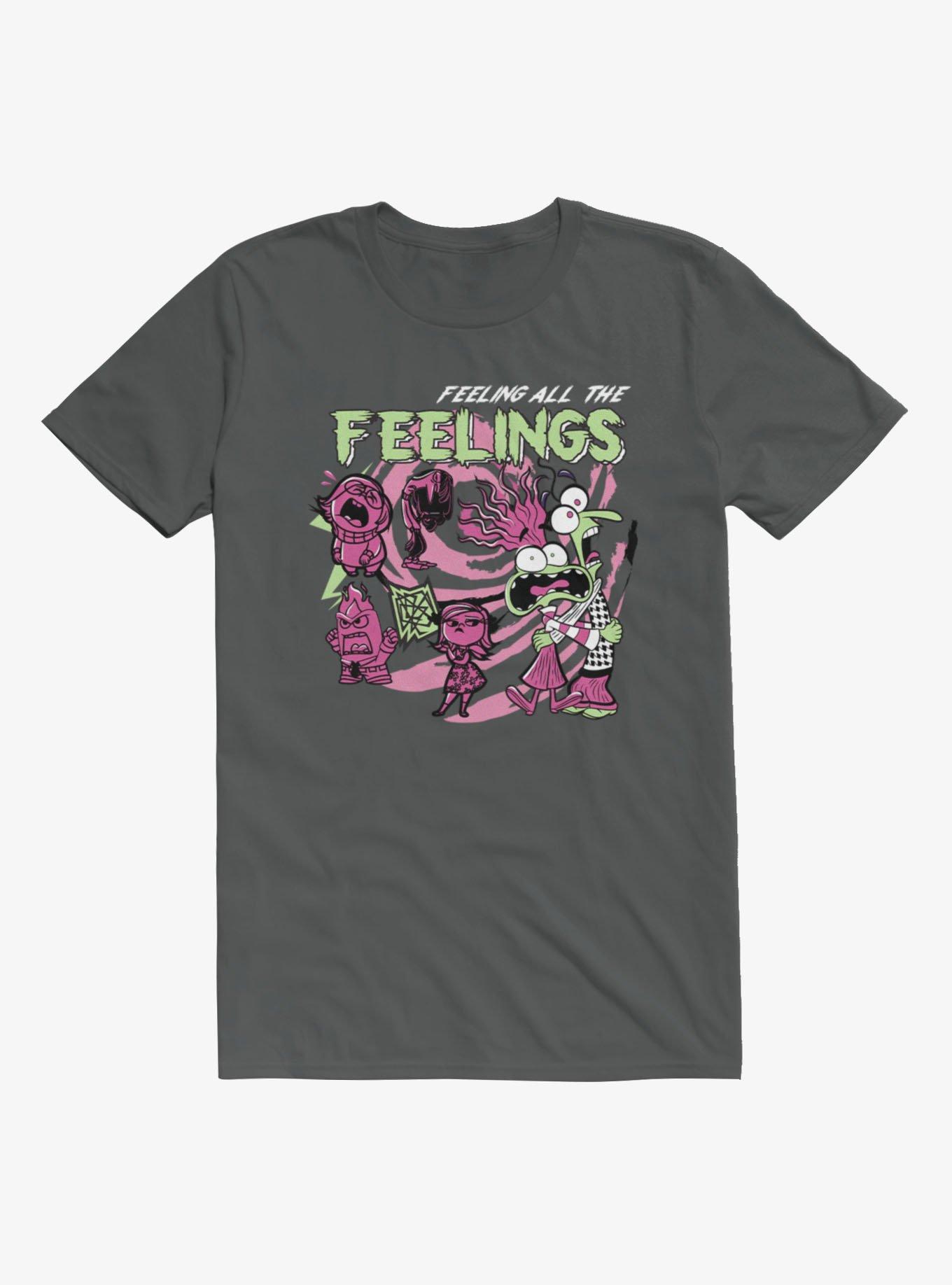 Disney Pixar Inside Out 2 Feeling All The Feelings T-Shirt