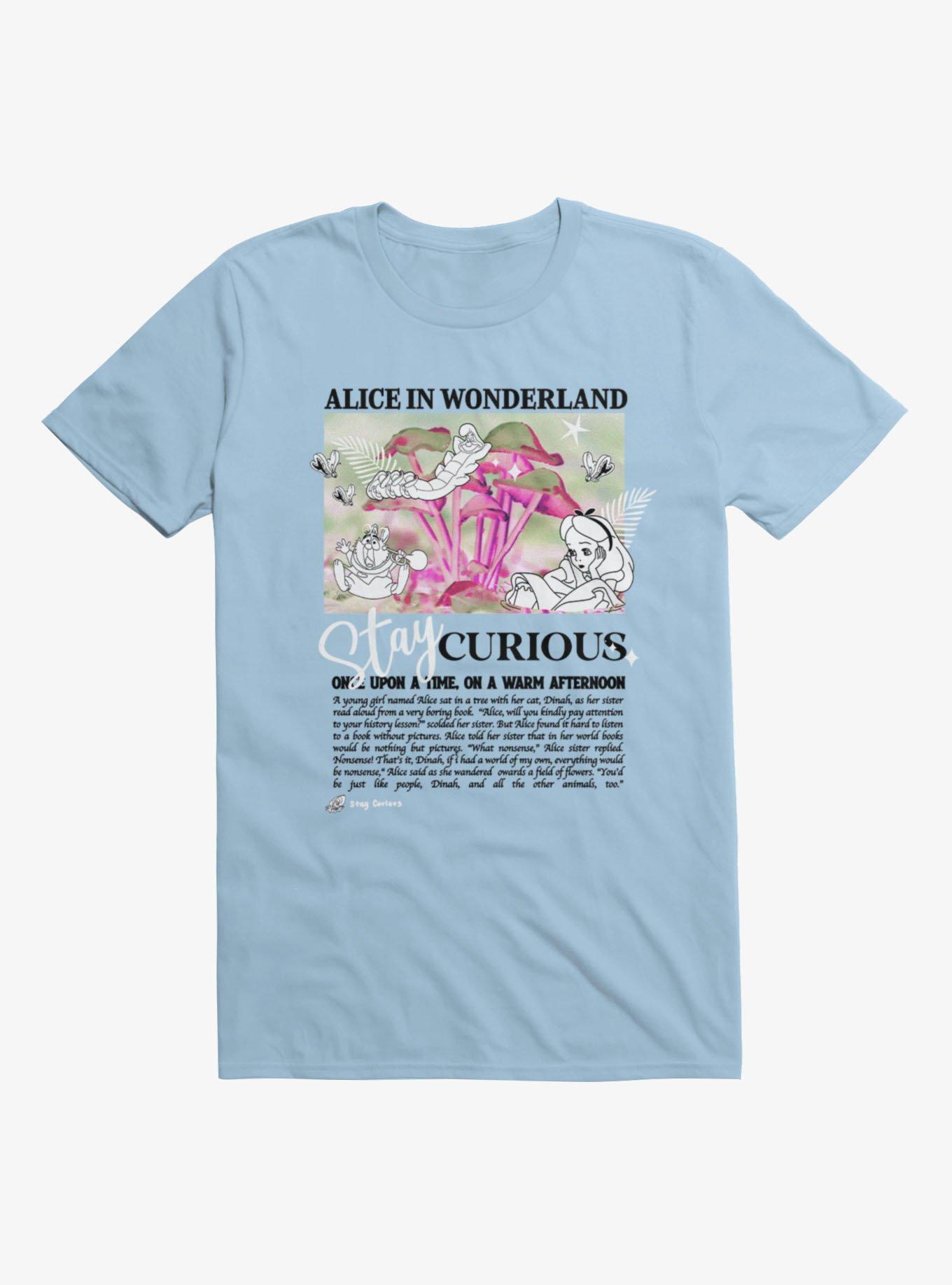 Disney Alice In Wonderland Stay Curious T-Shirt, , hi-res