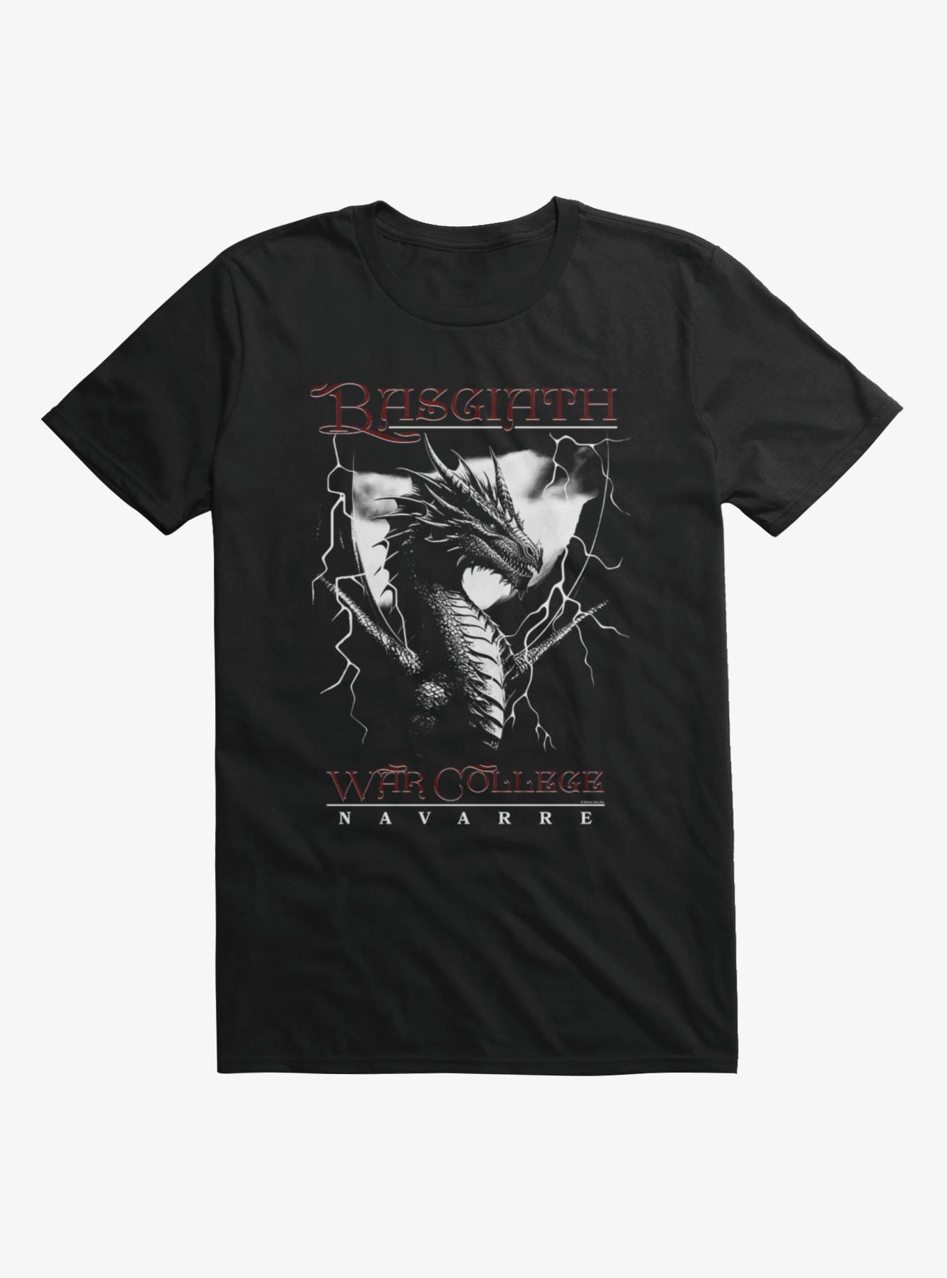 The Empyrean Fourth Wing Basgiath Dragon T-Shirt