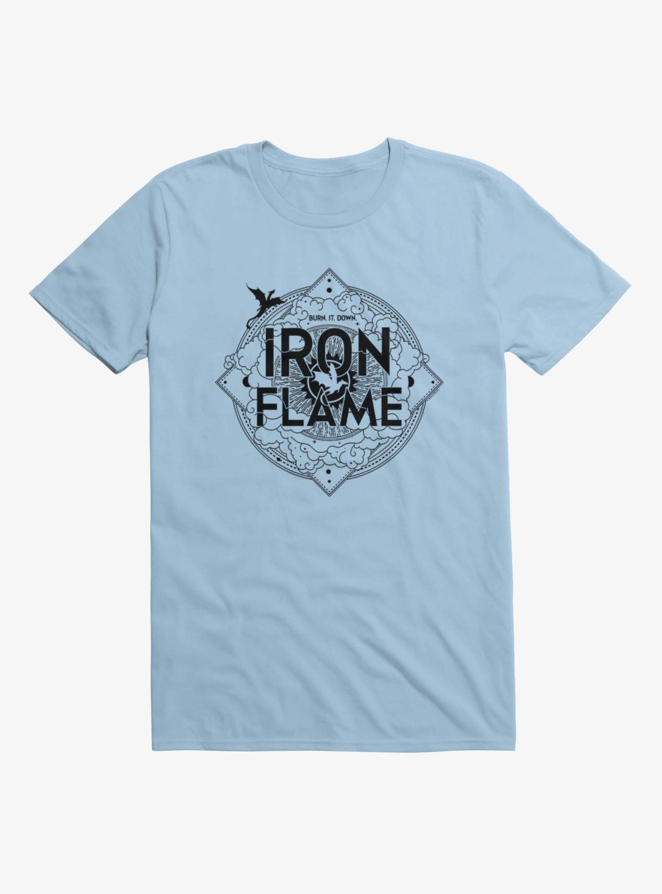 The Empyrean Fourth Wing Iron Flame Logo T-Shirt, , hi-res
