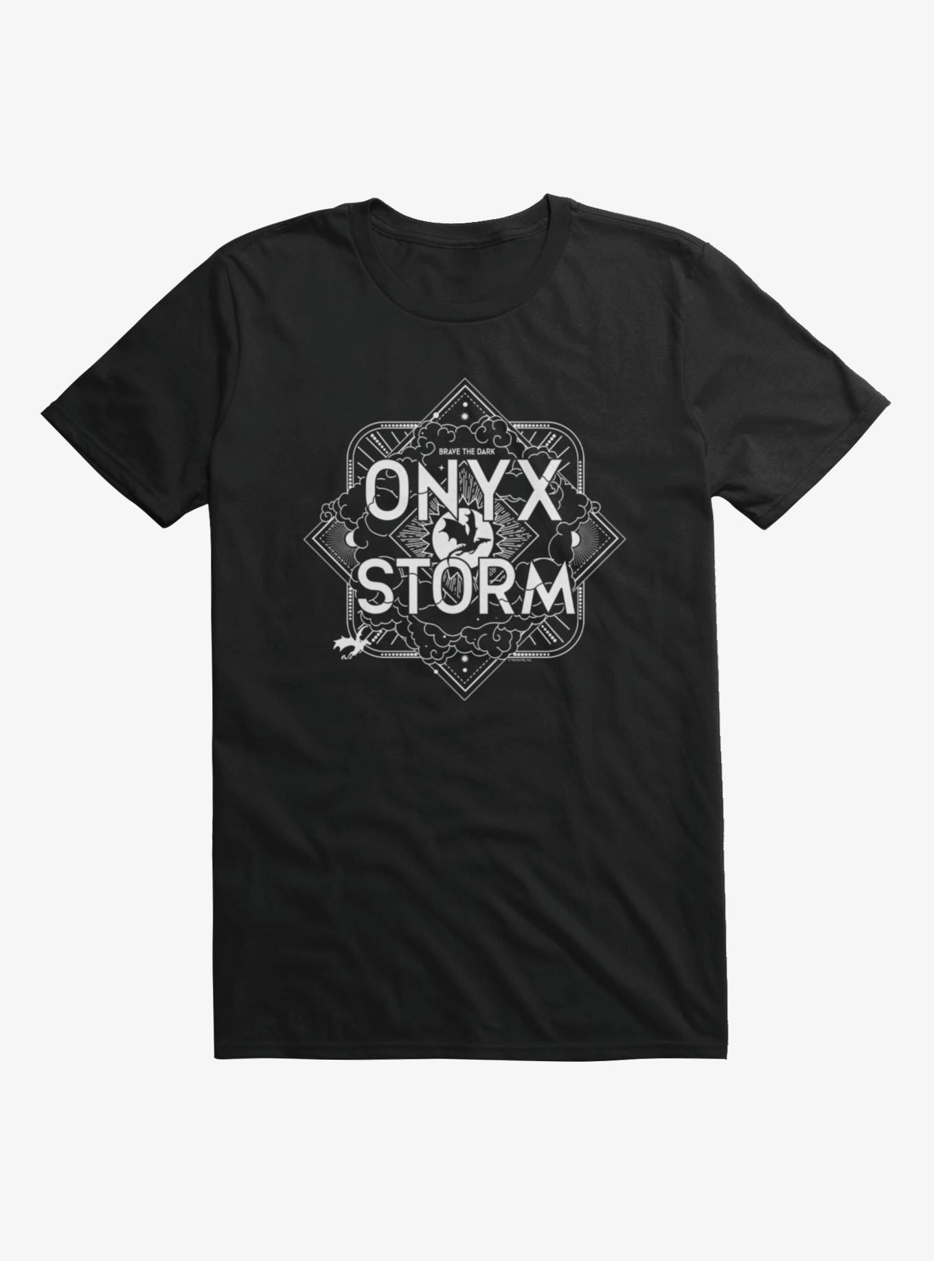 The Empyrean Fourth Wing Onyx Storm Logo T-Shirt