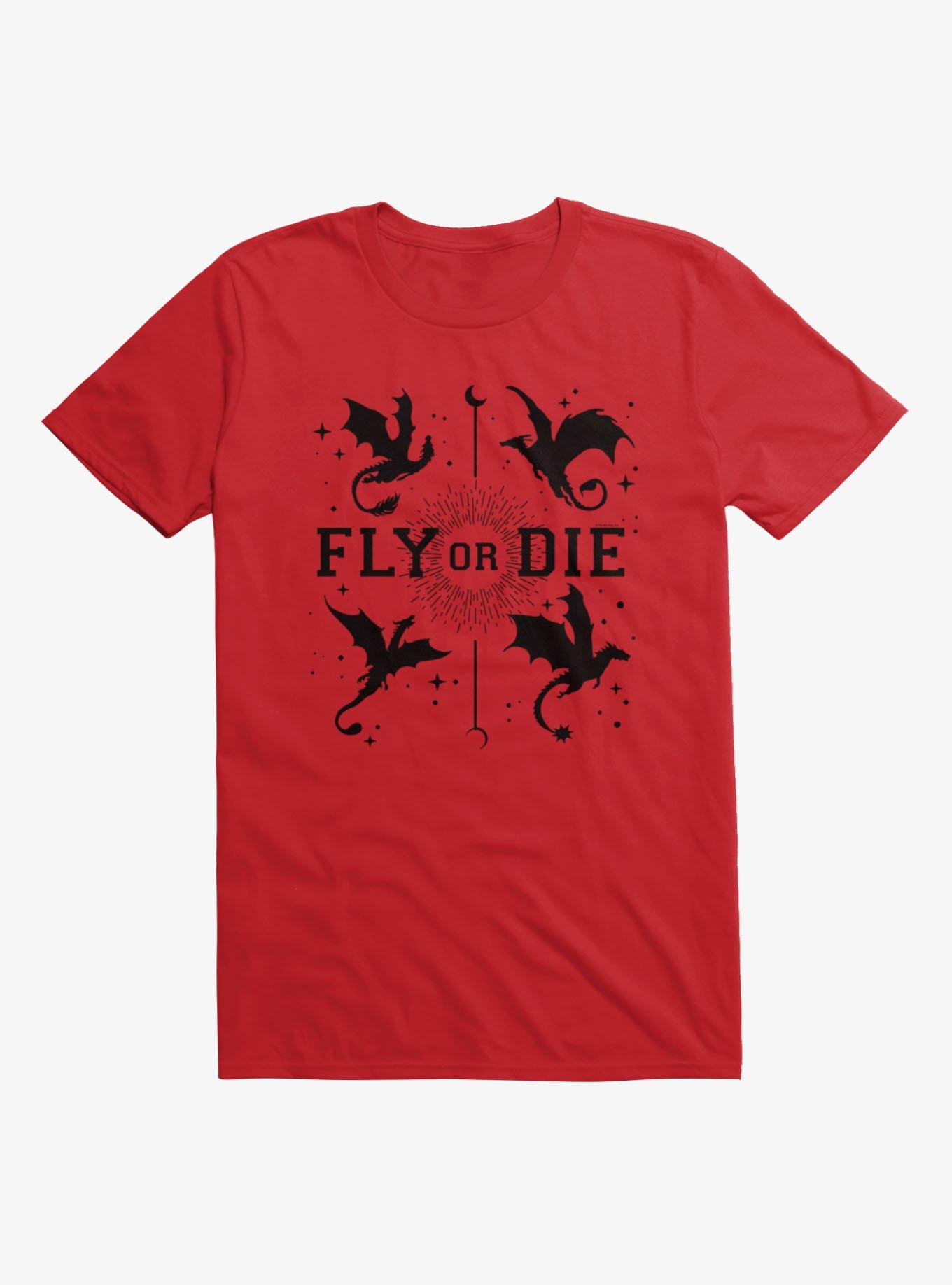 The Empyrean Fourth Wing Fly Or Die T-Shirt