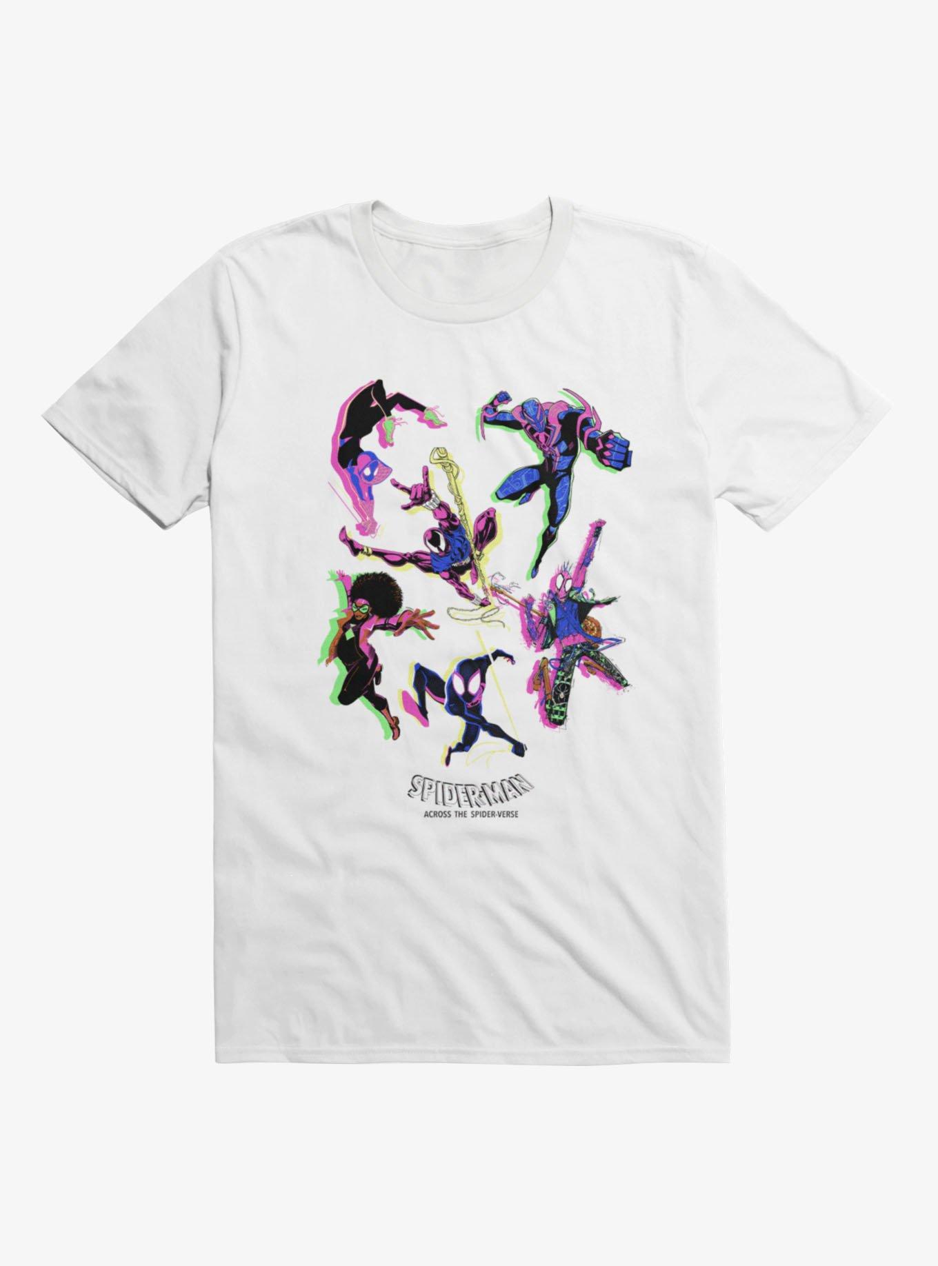 Marvel Spider-Man Spiderverse Neon T-Shirt