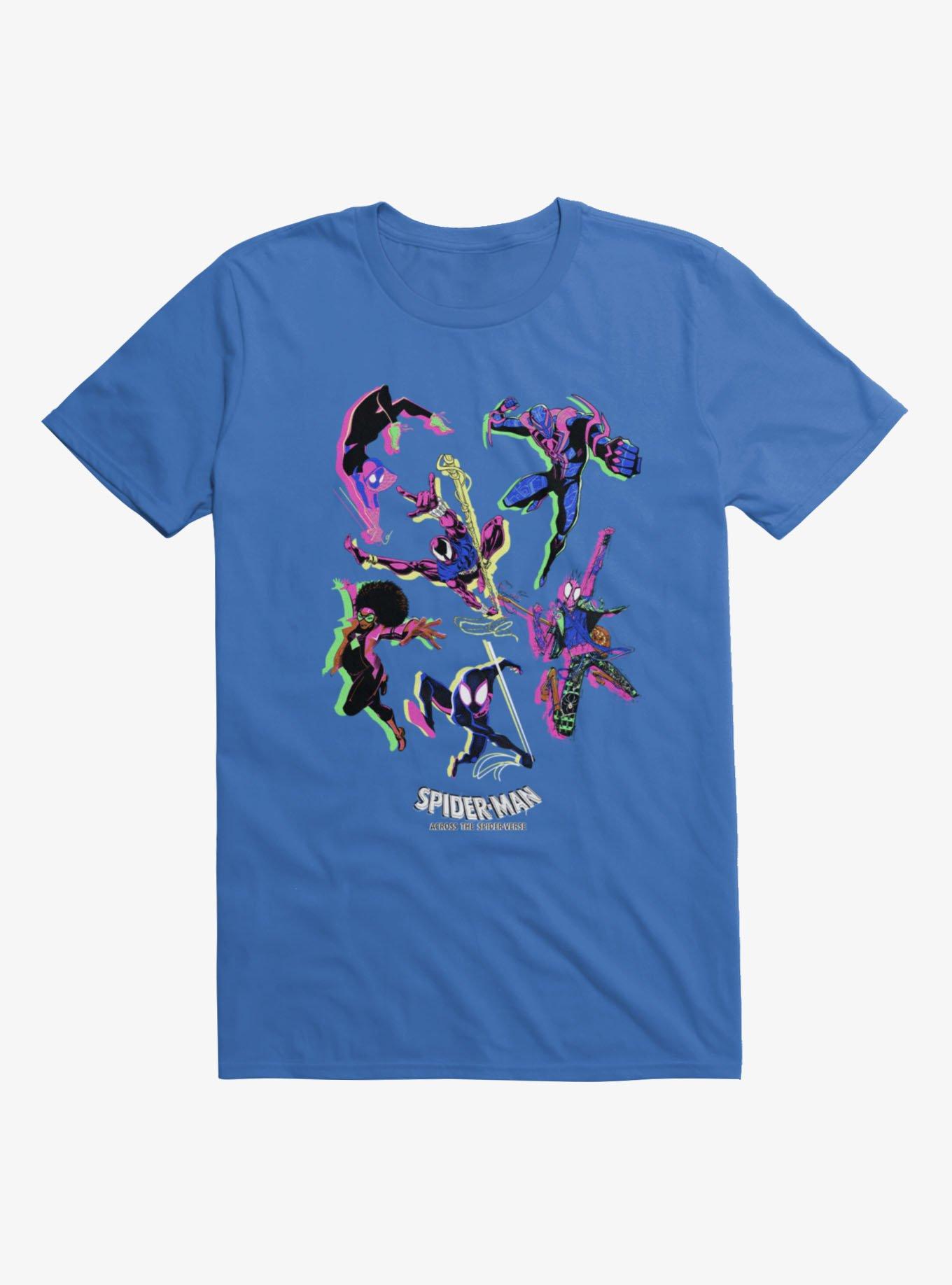 Marvel Spider-Man Spiderverse Neon T-Shirt