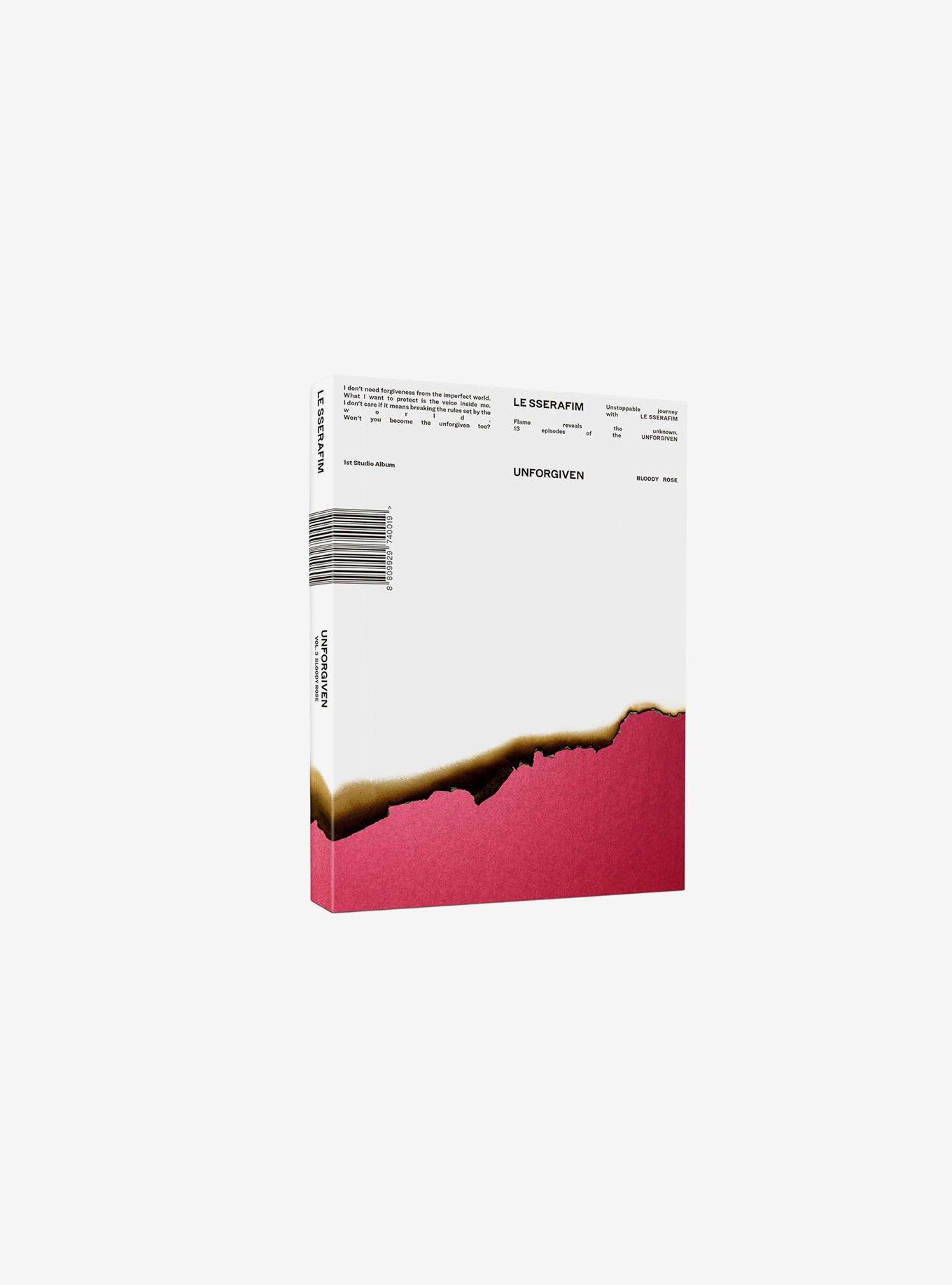 LE SSERAFIM 1st Studio Album Unforgiven (Bloody Rose) Vinyl LP, , hi-res