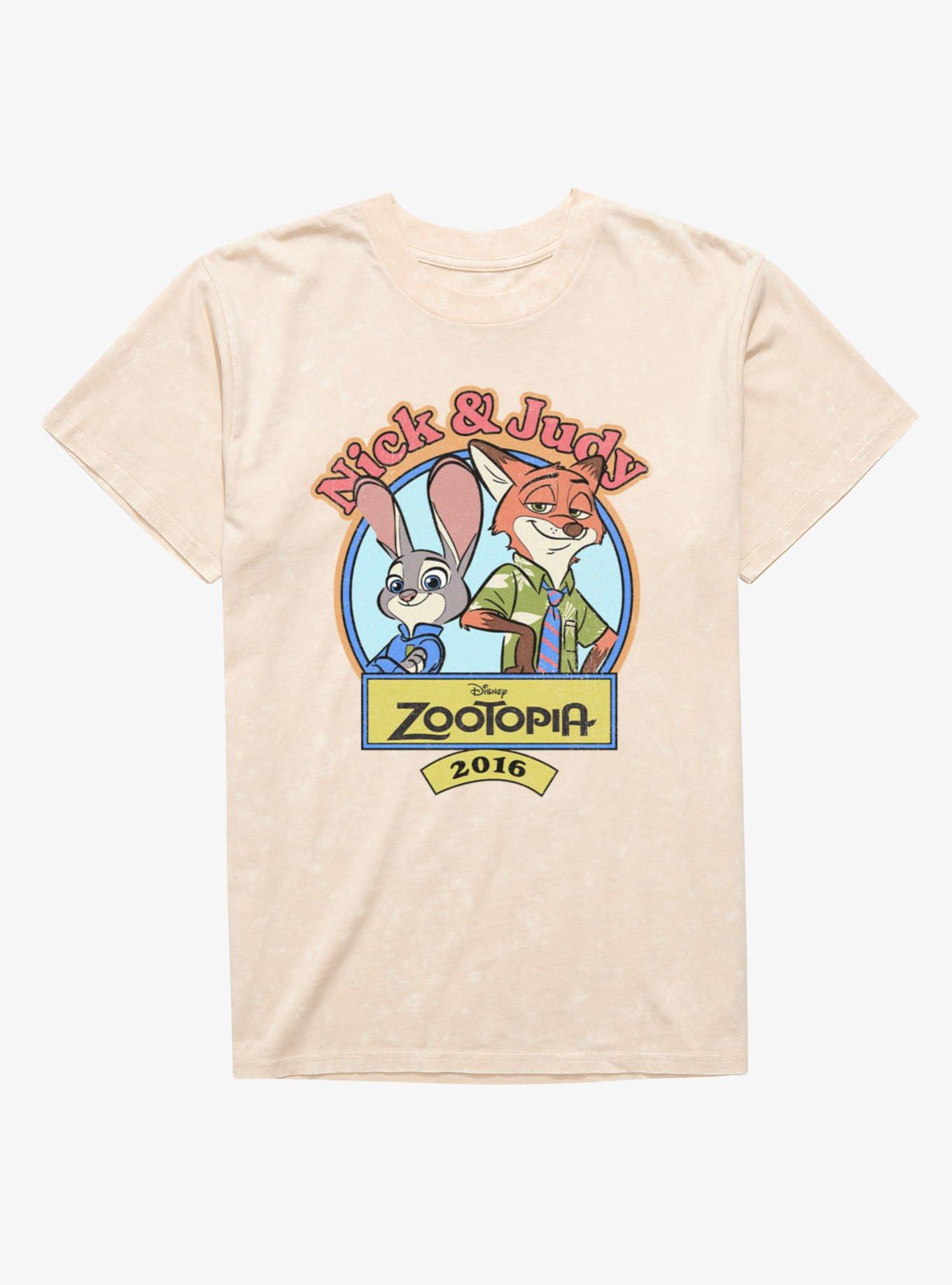 Disney Zootopia 2016 Mineral Wash T-Shirt Hot Topic Exclusive, , hi-res