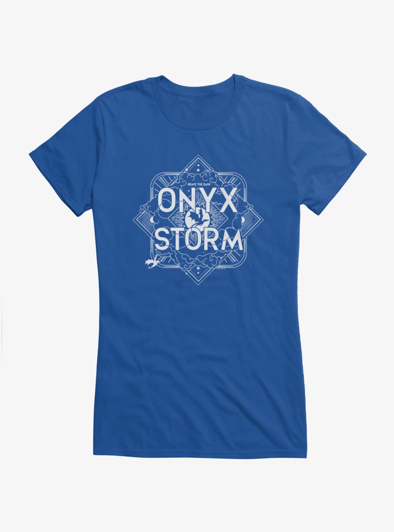 Fourth Wing Onyx Storm Logo Girls T-Shirt