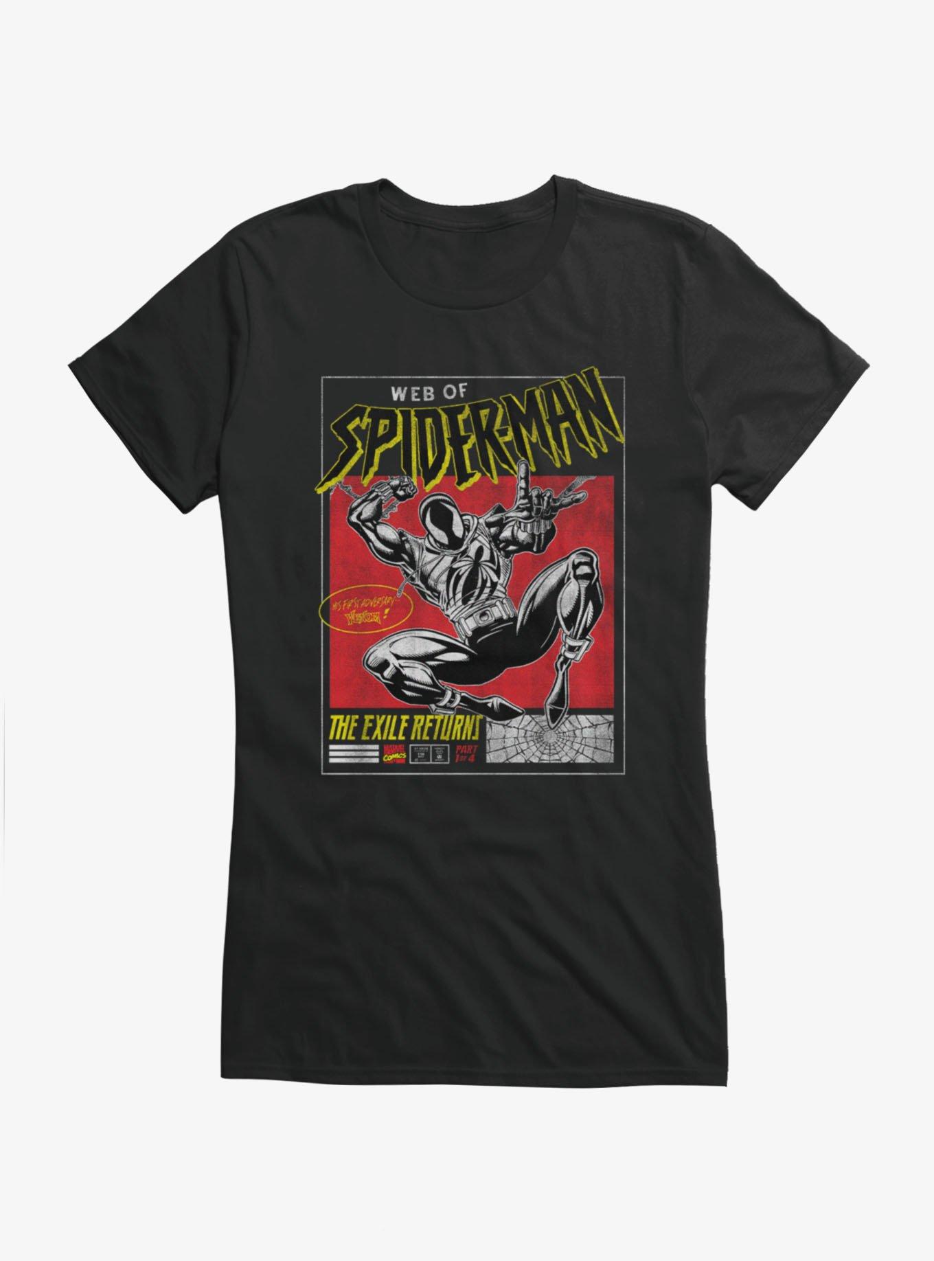 Marvel Spider-Man Ben Reilly Comc Girls T-Shirt Hot Topic Exclusive