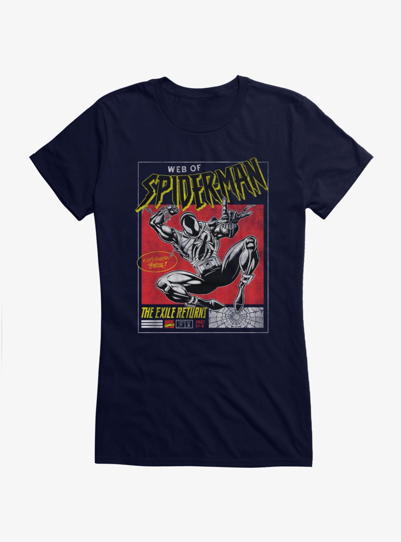 Marvel Spider-Man Ben Reilly Comc Girls T-Shirt Hot Topic Exclusive