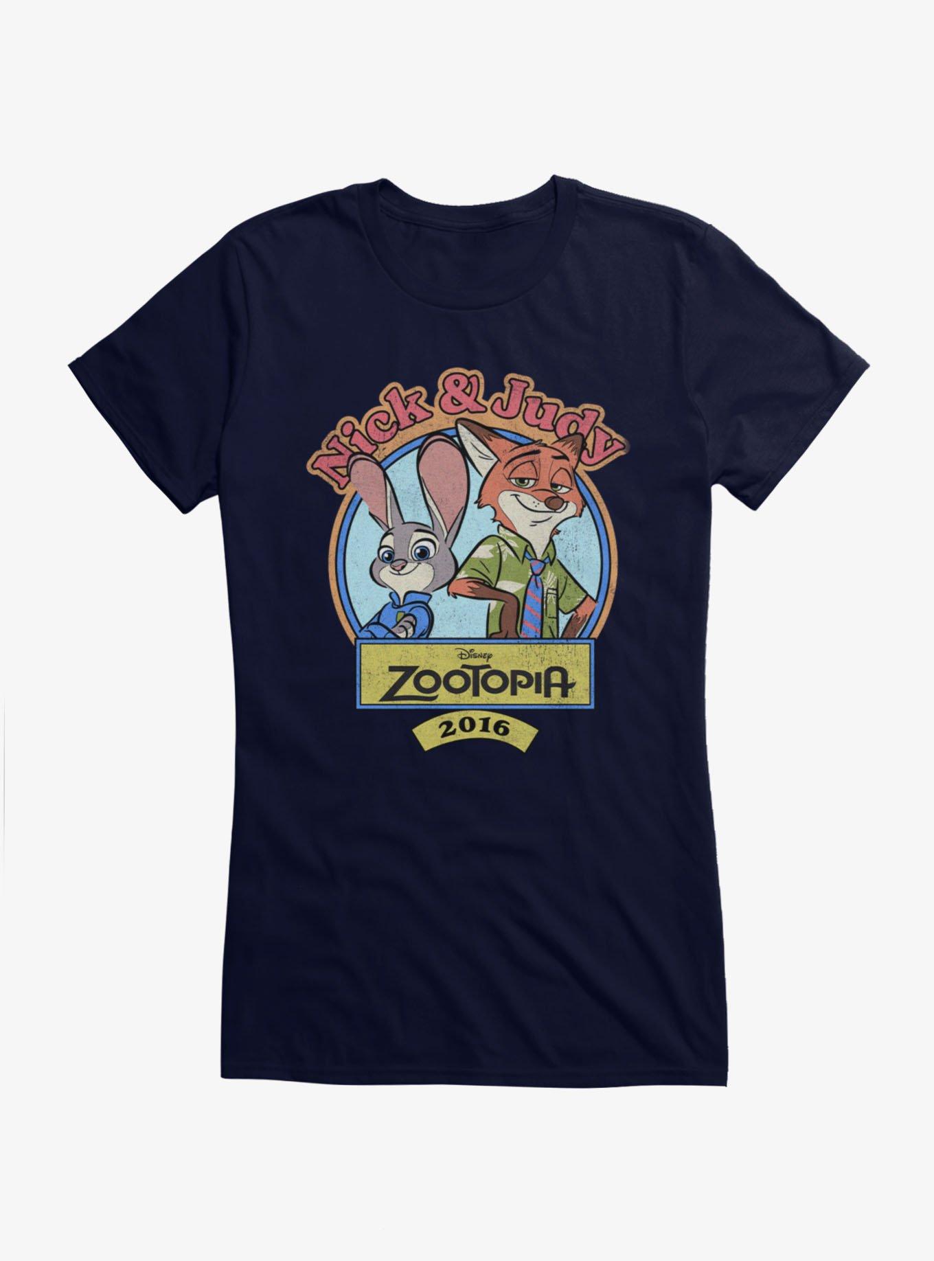 Disney Zootopia 2016 Girls T-Shirt Hot Topic Exclusive