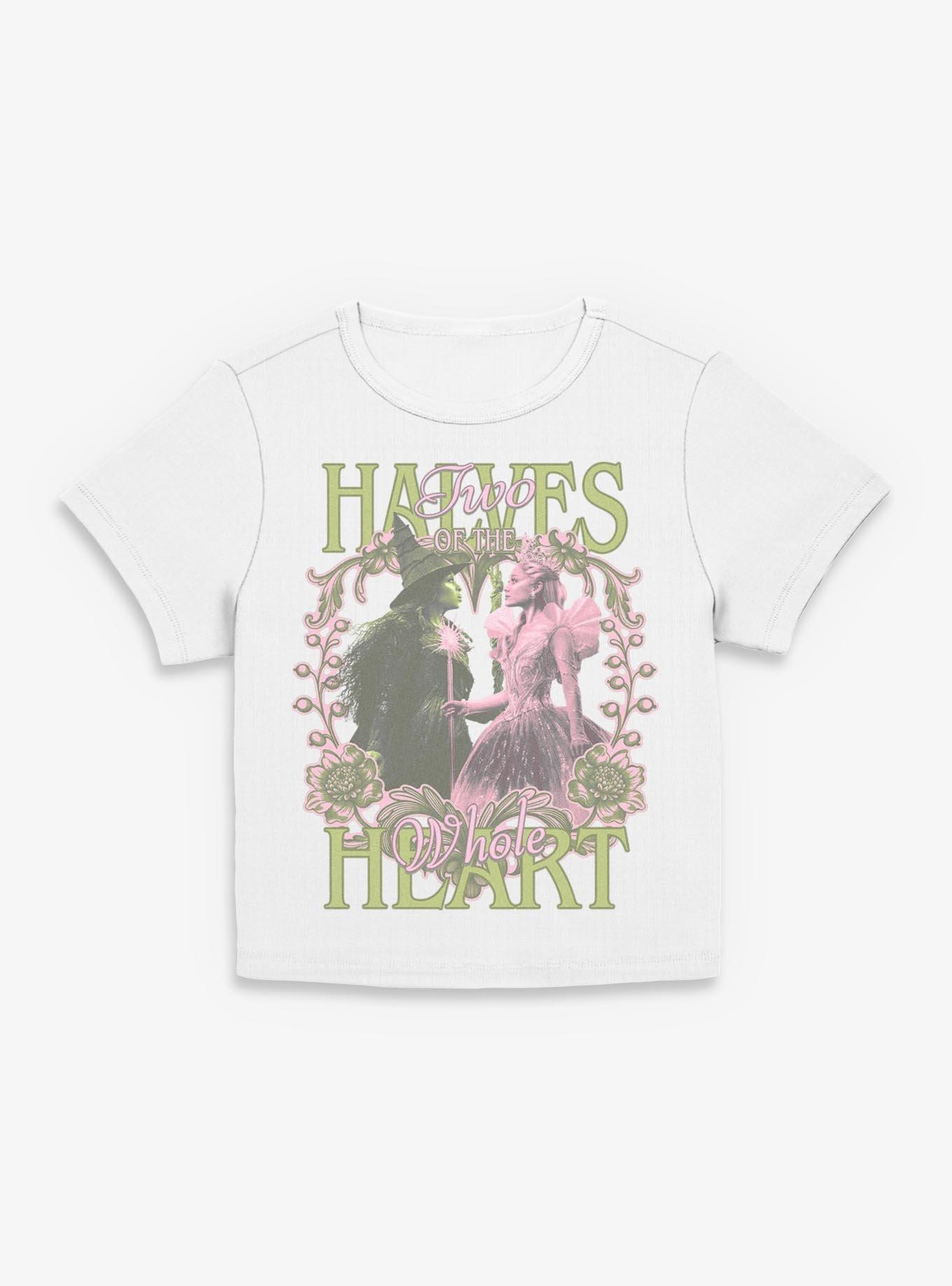 Wicked: For Good Two Halves Of The Whole Heart Womens Baby T-Shirt, , hi-res