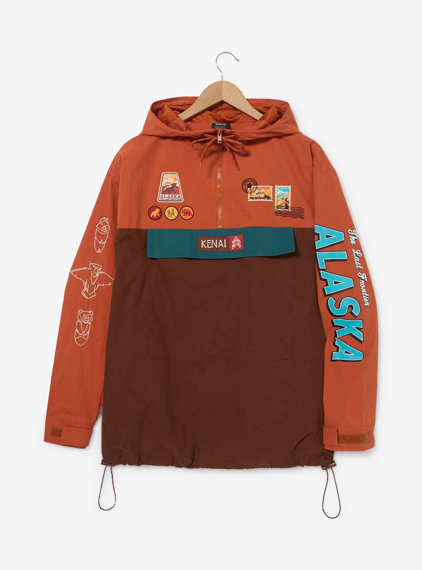 Disney Brother Bear Alaska Stamps Color Block Windbreaker - BoxLunch Exclusive, , hi-res