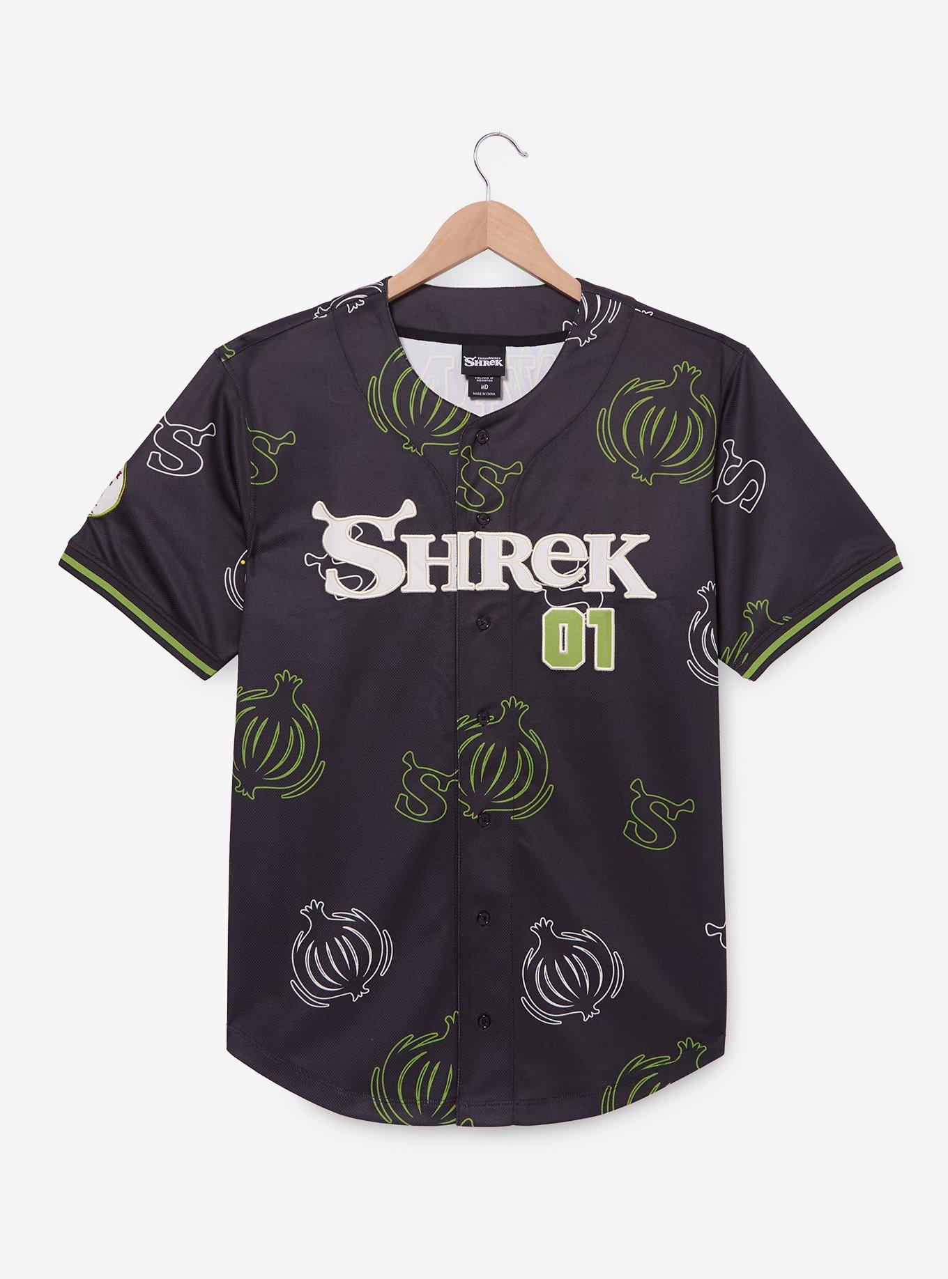 DreamWorks Shrek Onions Allover Print Baseball Jersey - BoxLunch Exclusive, , hi-res