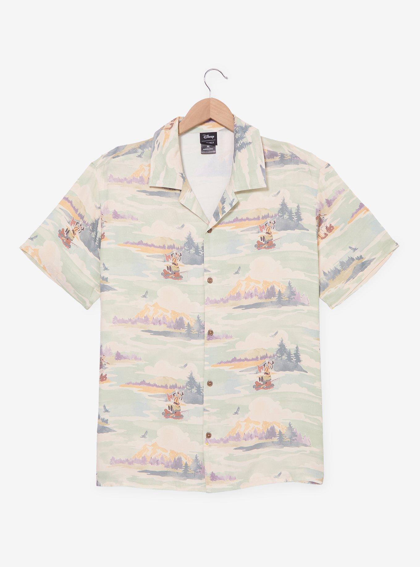 Disney A Goofy Movie Perfect Cast Allover Print Woven Button-Up - BoxLunch Exclusive , , hi-res