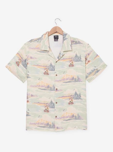 Disney A Goofy Movie Perfect Cast Allover Print Woven Button-Up