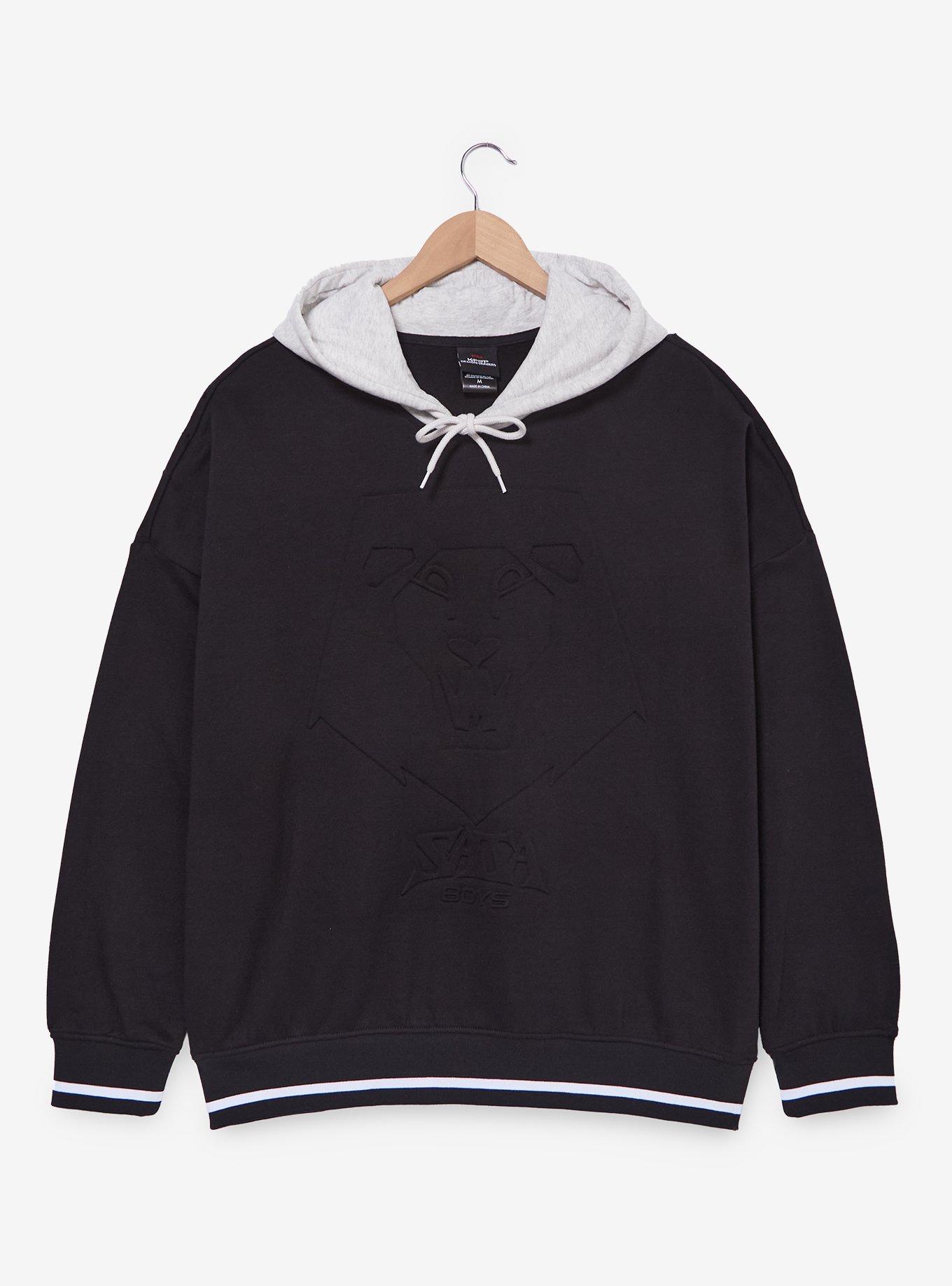 KPop Demon Hunters Saja Boys Embossed Logo Hoodie - BoxLunch Exclusive, , hi-res
