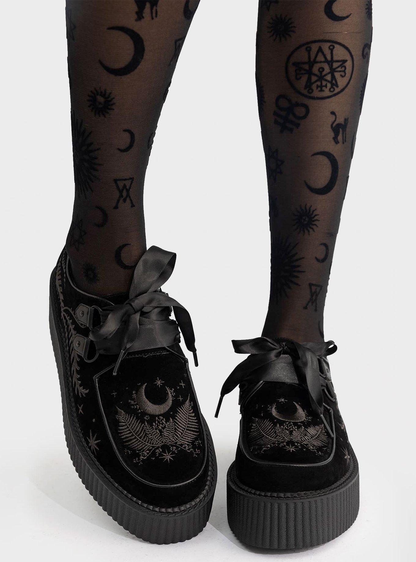 KIHILIST Black In A Phase Creepers, , hi-res