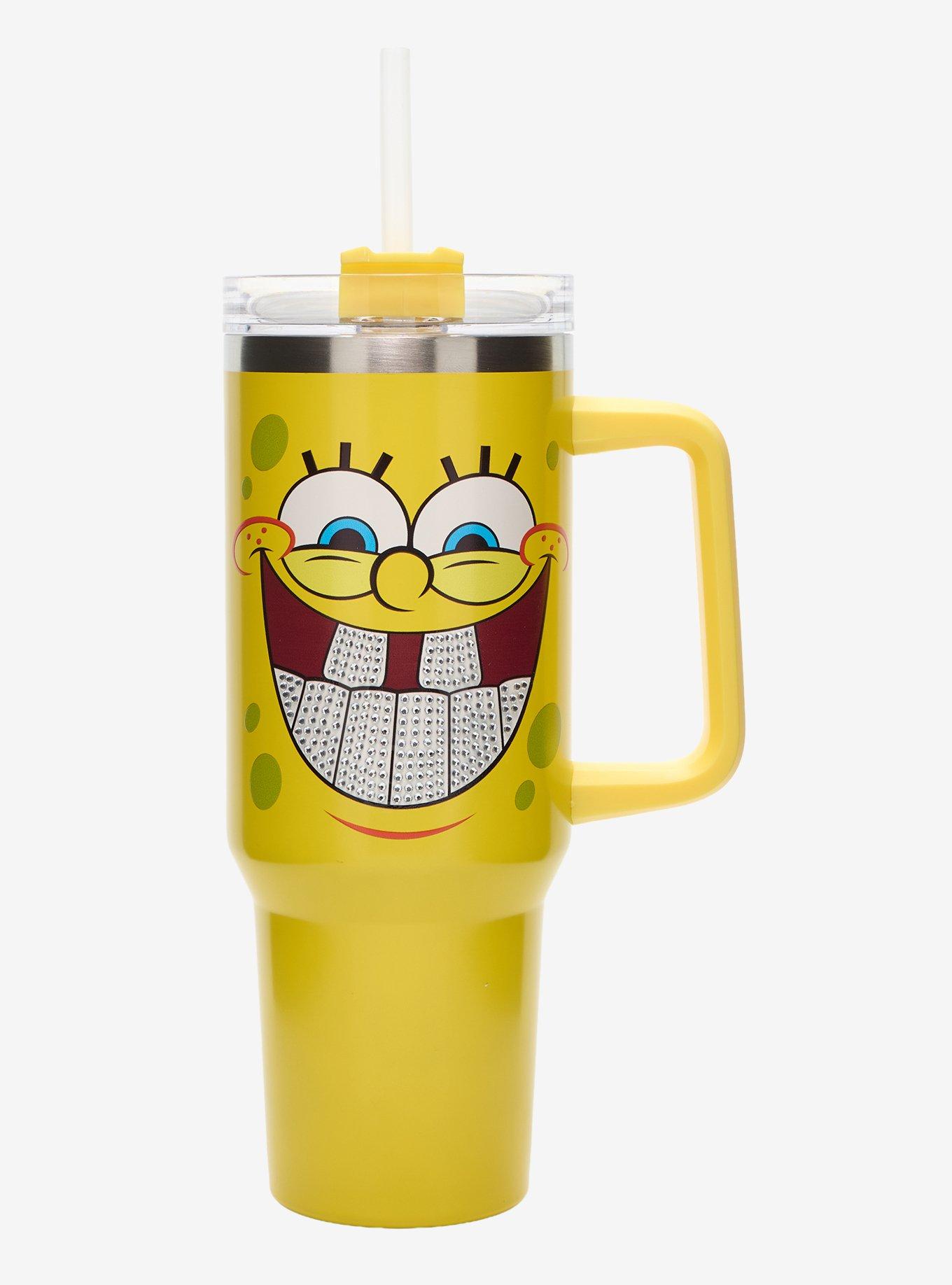 SpongeBob SquarePants Bling Teeth Stainless Steel Travel Cup, , hi-res