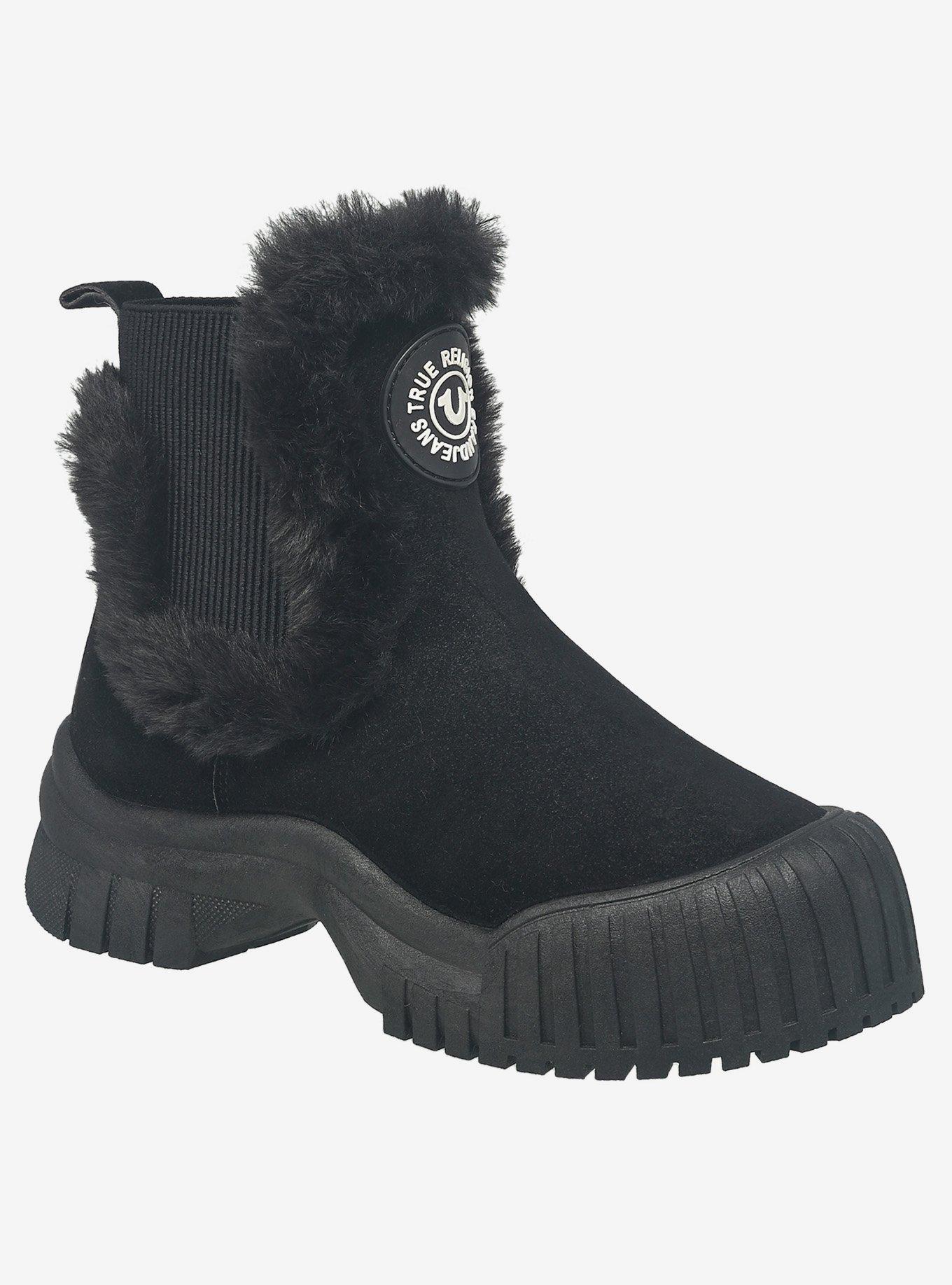 Austin Fur Trim Girls Boot, , hi-res