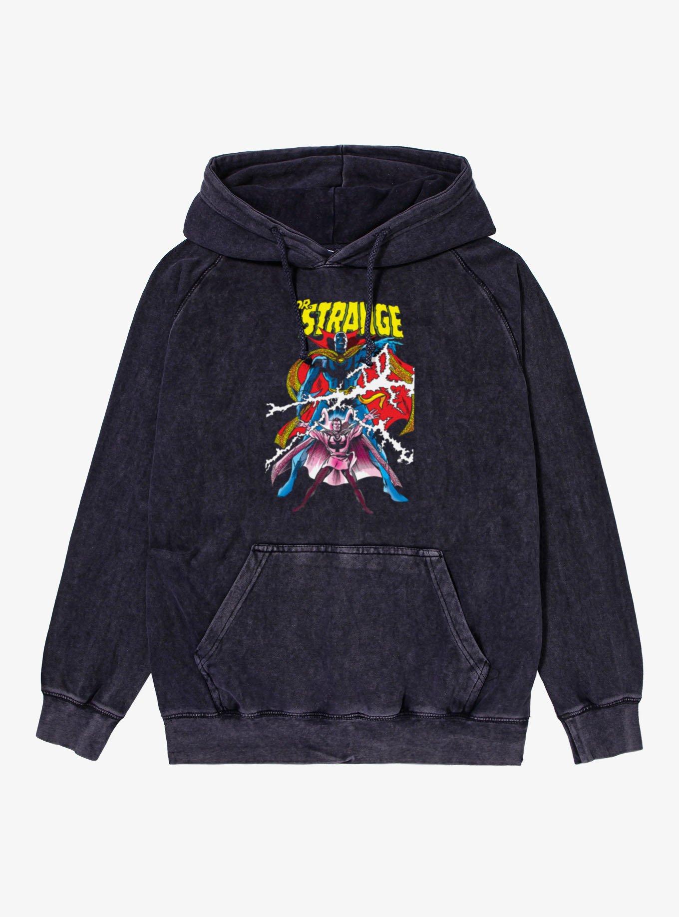 Marvel Dr. Strange Comic Cover Mineral Wash Hoodie, , hi-res