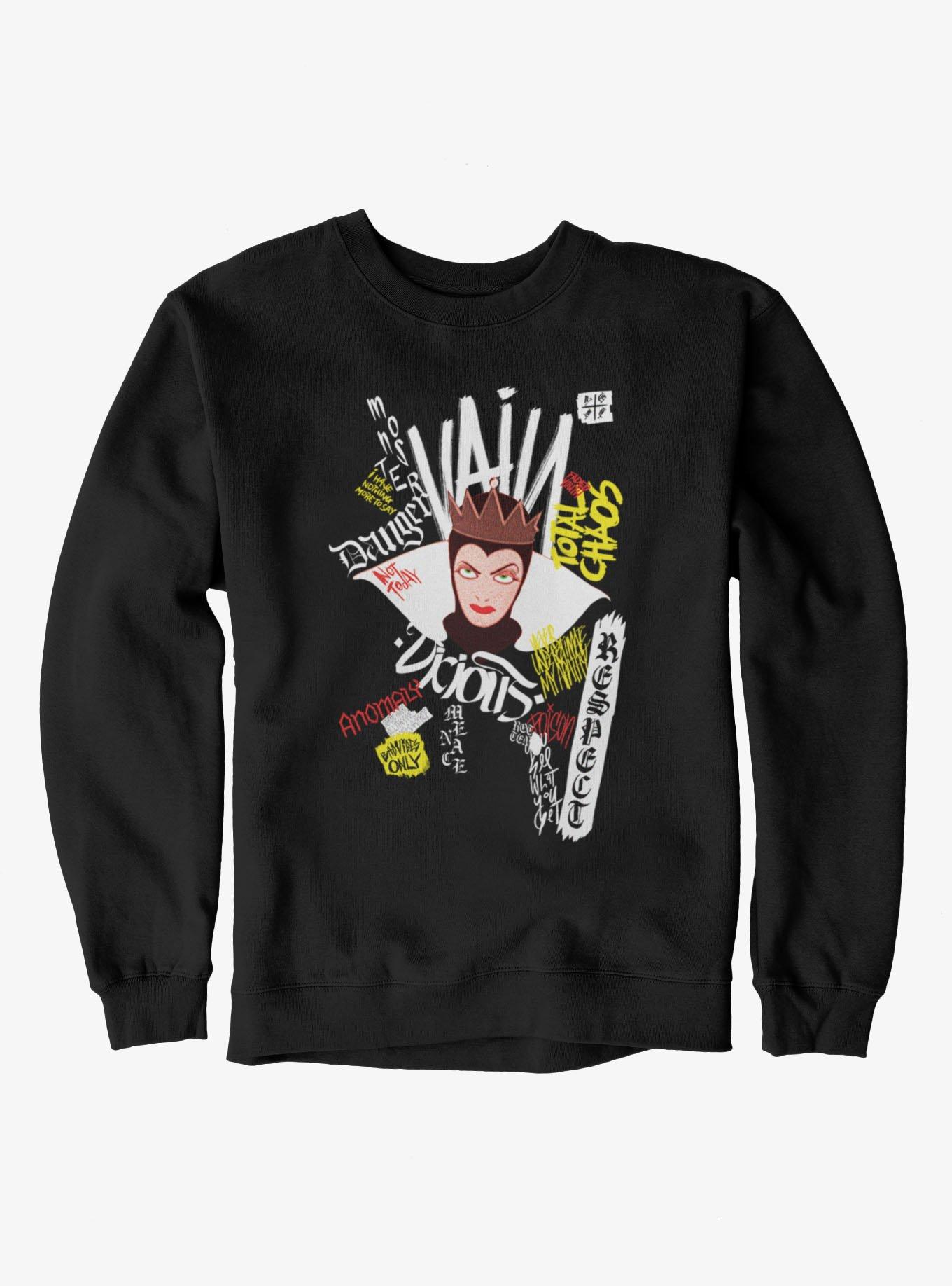 Disney Villains Evil Queen Graffiti Sweatshirt Her Universe Exclusive, , hi-res