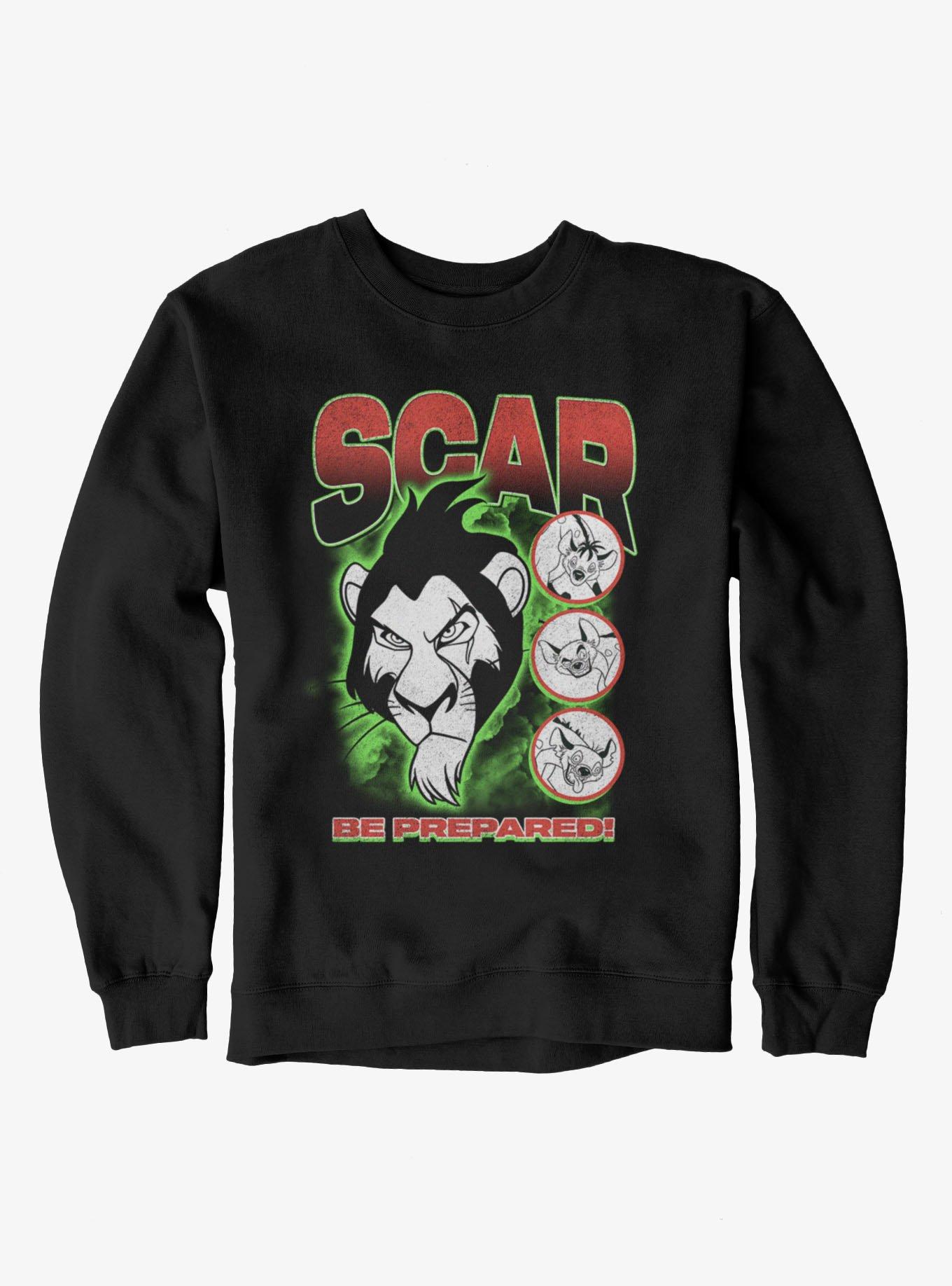 Disney Lion King Scar Be Prepared Sweatshirt Her Universe Exclusive, , hi-res