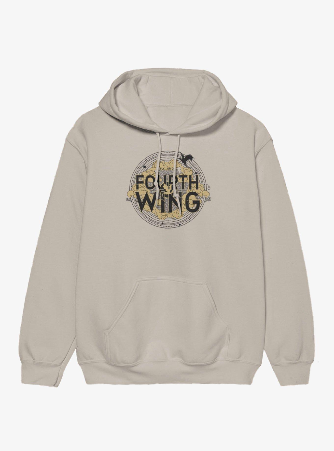 Fourth Wing Logo Hoodie, , hi-res
