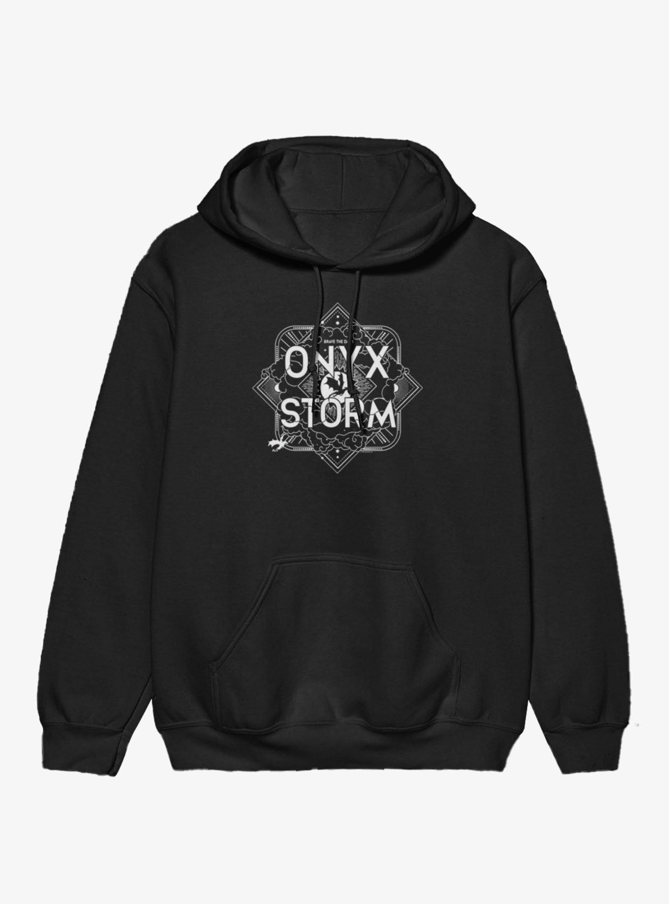 Fourth Wing Onyx Storm Logo Hoodie