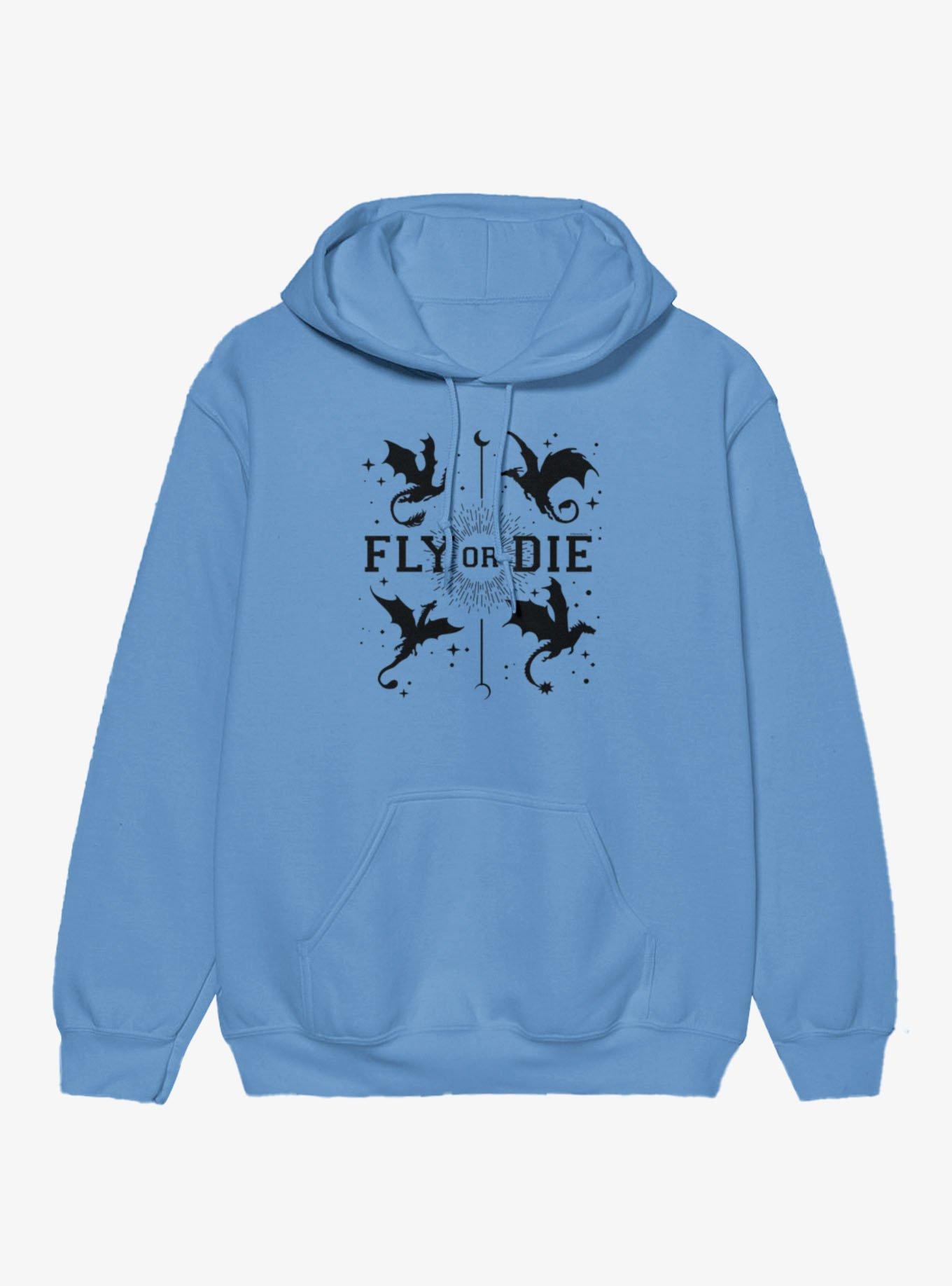 Fourth Wing Fly Or Die Hoodie, , hi-res