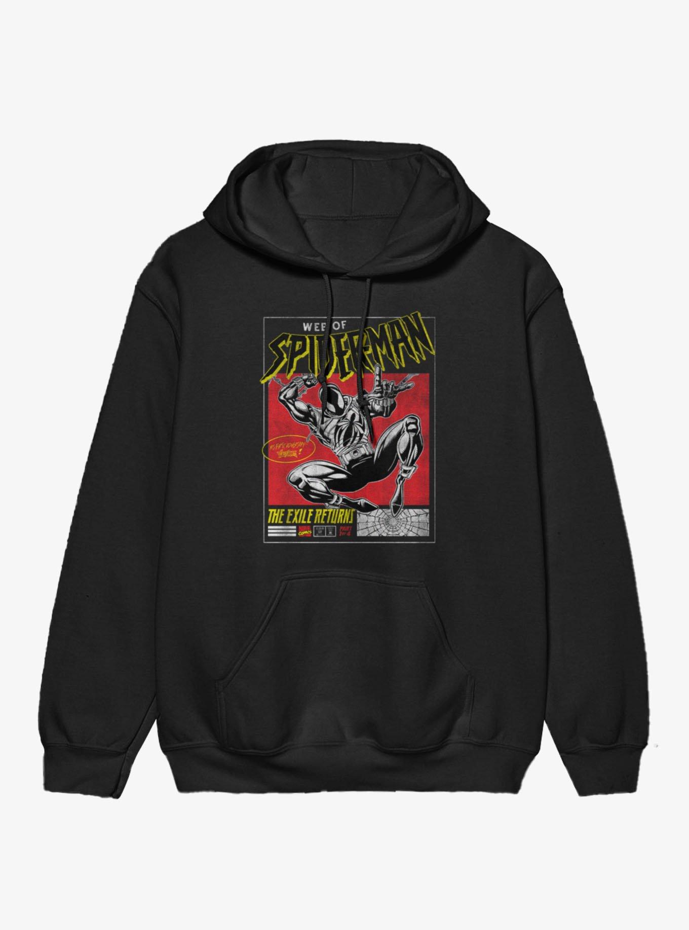 Marvel Spider-Man Ben Reilly Comic Hoodie Hot Topic Exclusive