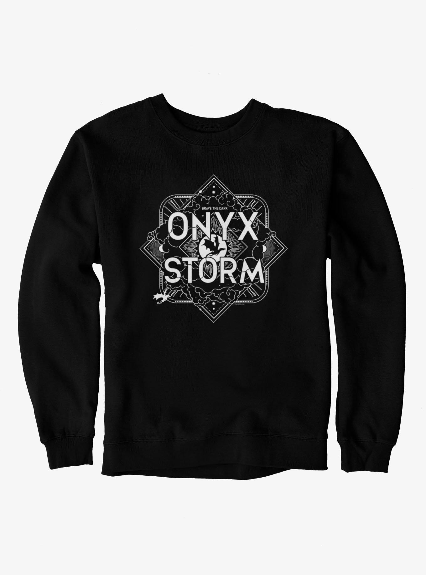 Fourth Wing Onyx Storm Logo Sweatshirt