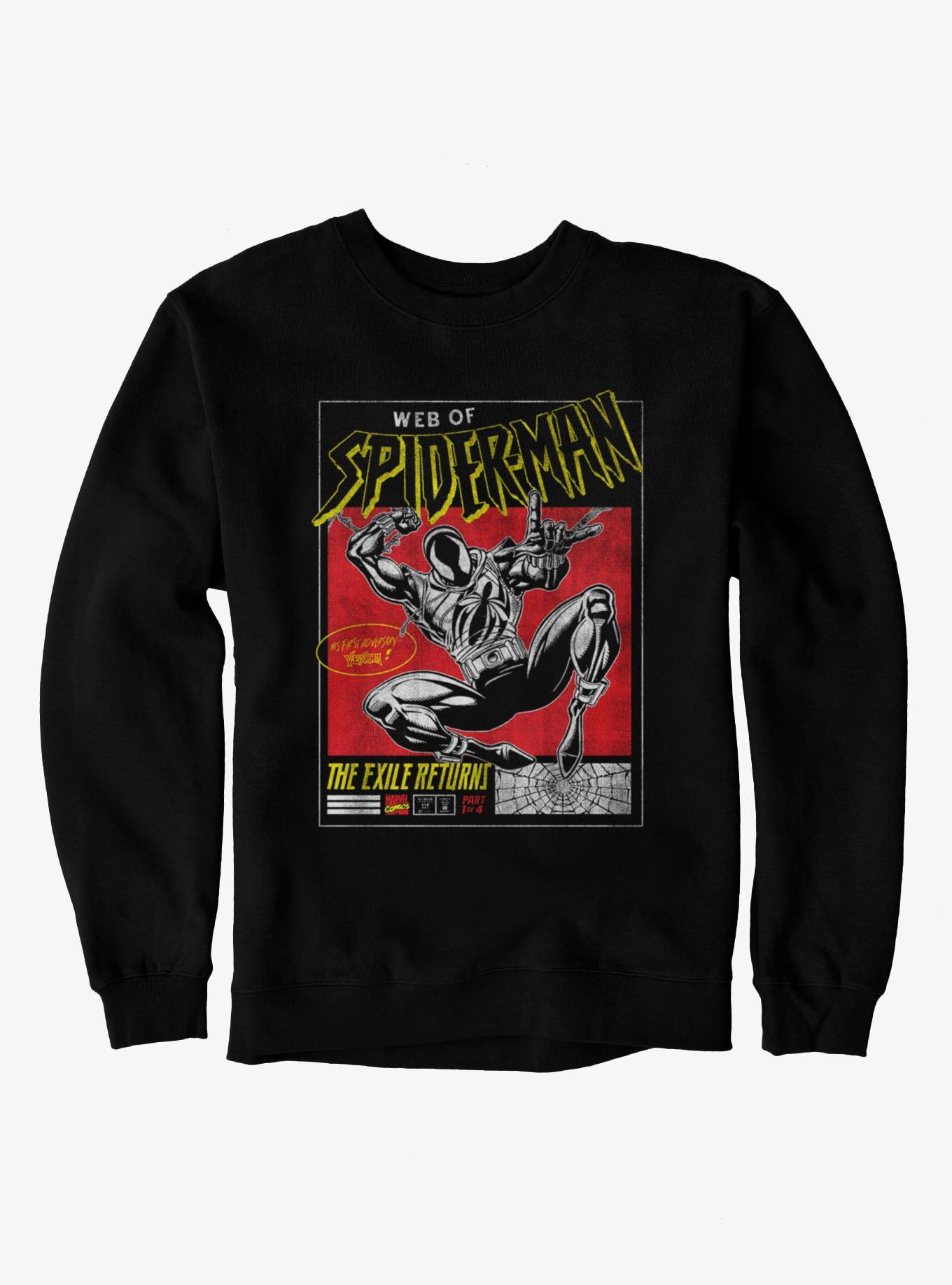 Marvel Spider-Man Ben Reilly Comic Sweatshirt Hot Topic Exclusive