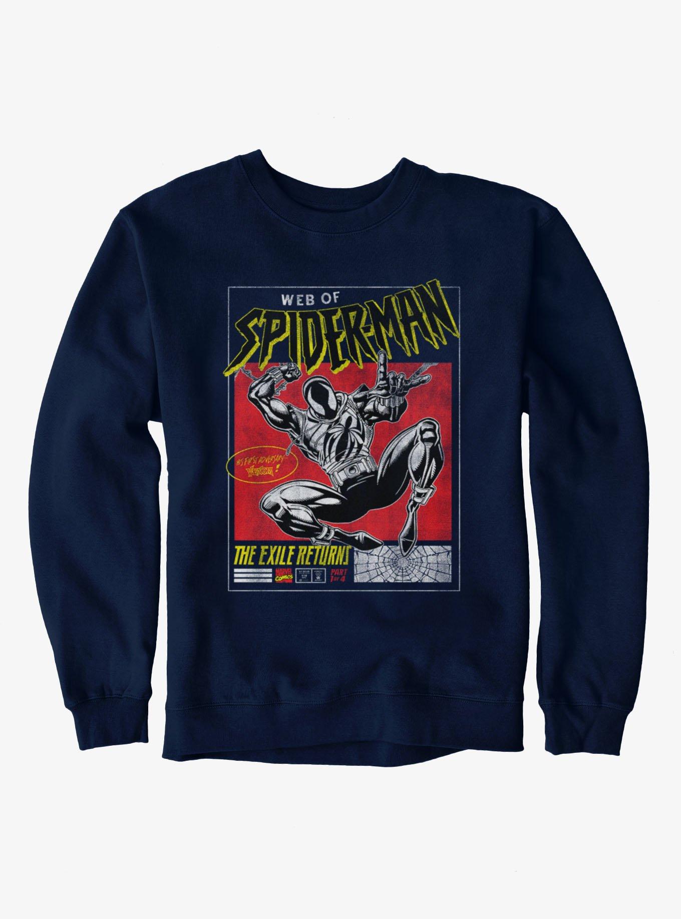 Marvel Spider-Man Ben Reilly Comic Sweatshirt Hot Topic Exclusive