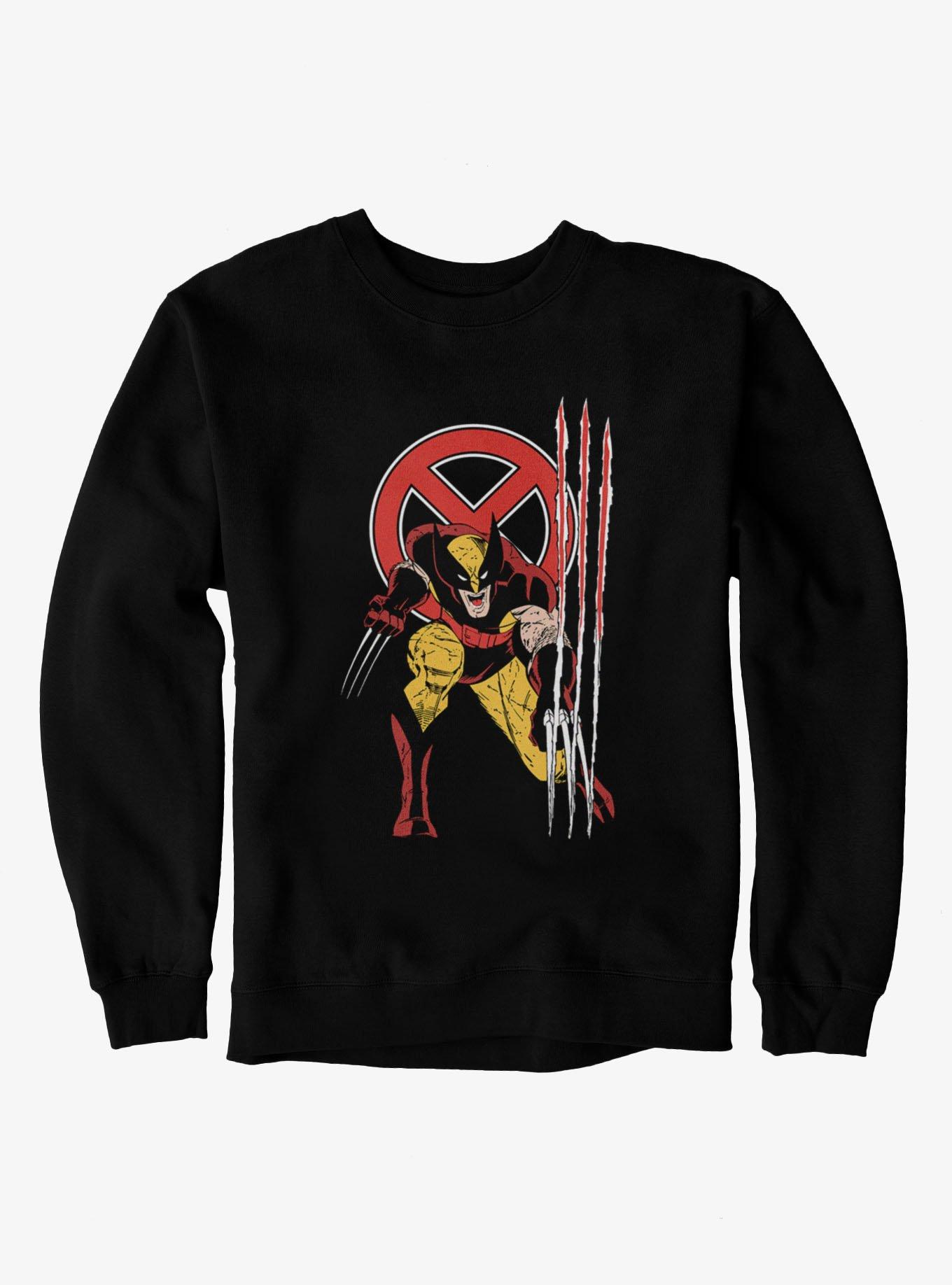 Marvel X-Men Wolverine Sweatshirt Hot Topic Exclusive