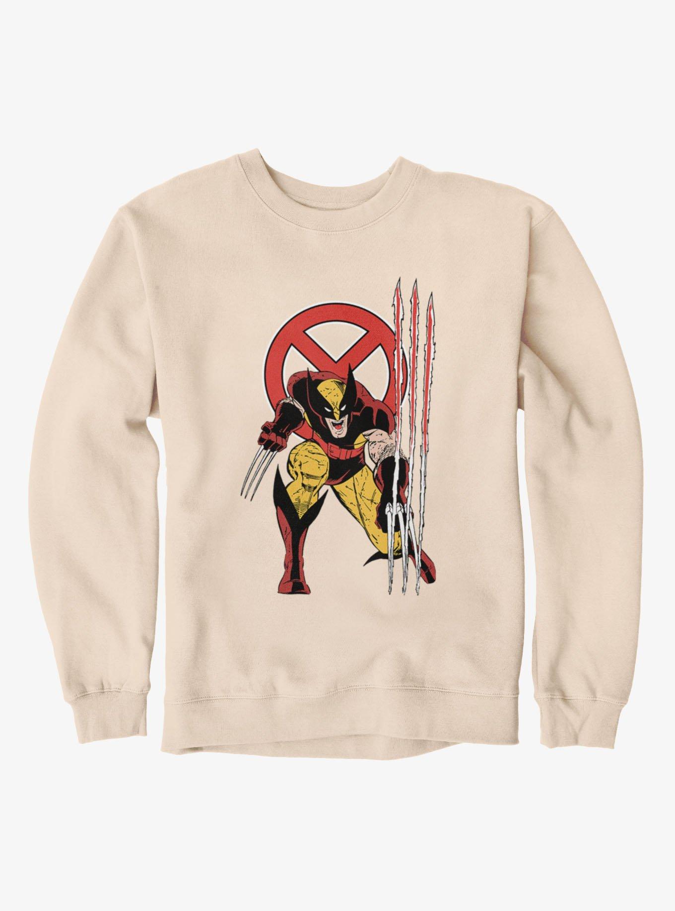 Marvel X-Men Wolverine Sweatshirt Hot Topic Exclusive