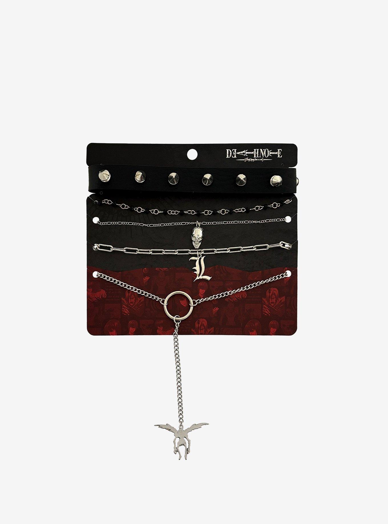 Death Note Icon Necklace Set, , hi-res