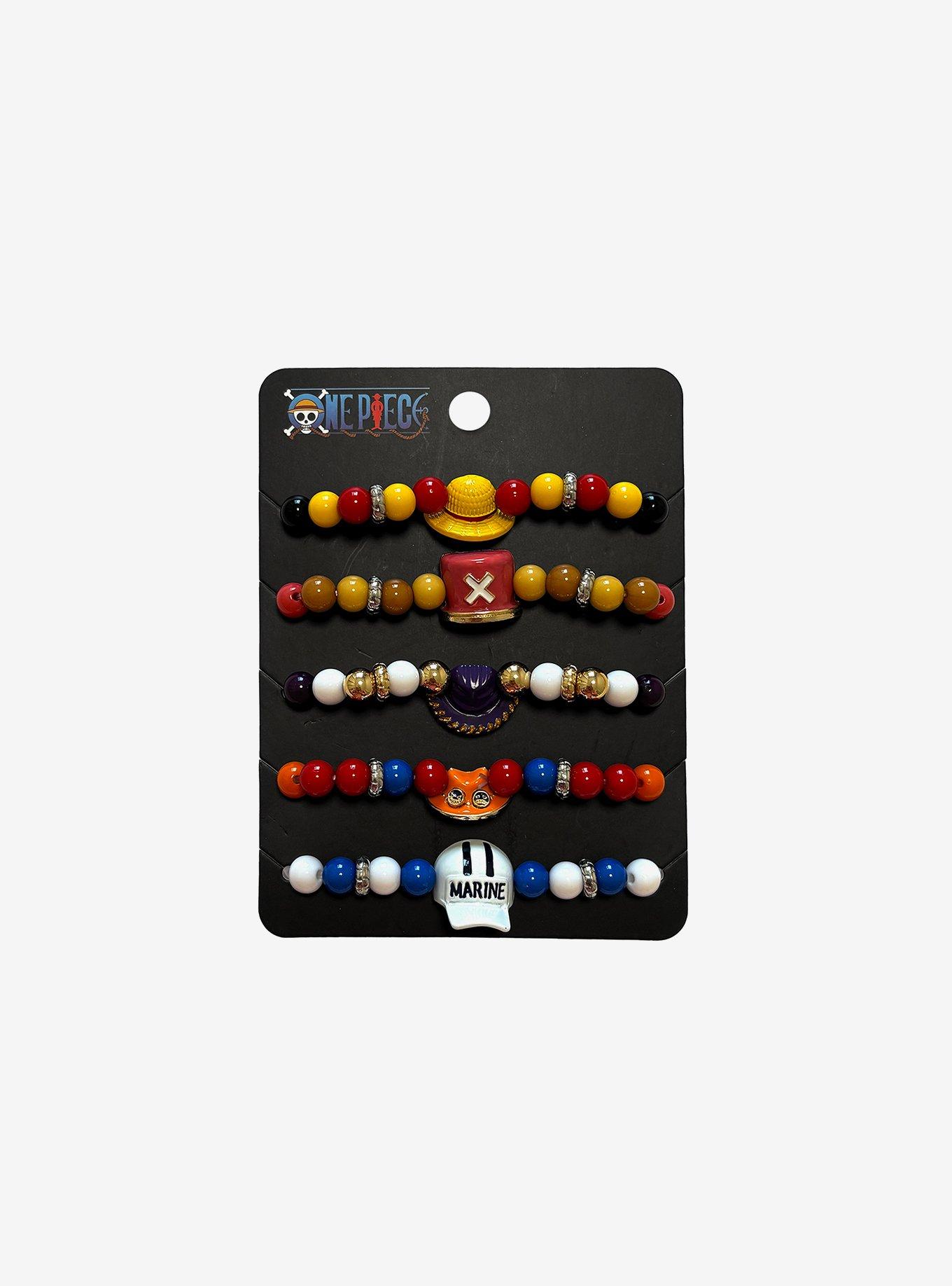 One Piece Hats Bead Bracelet Set, , hi-res