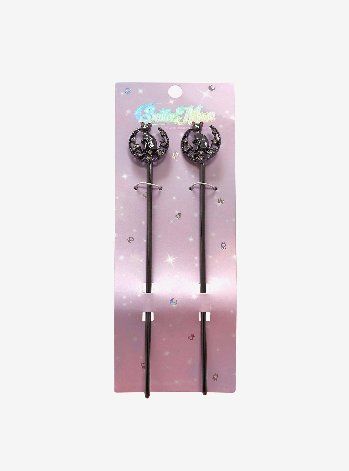 Pretty Guardian Sailor Moon Luna Hair Stick Set