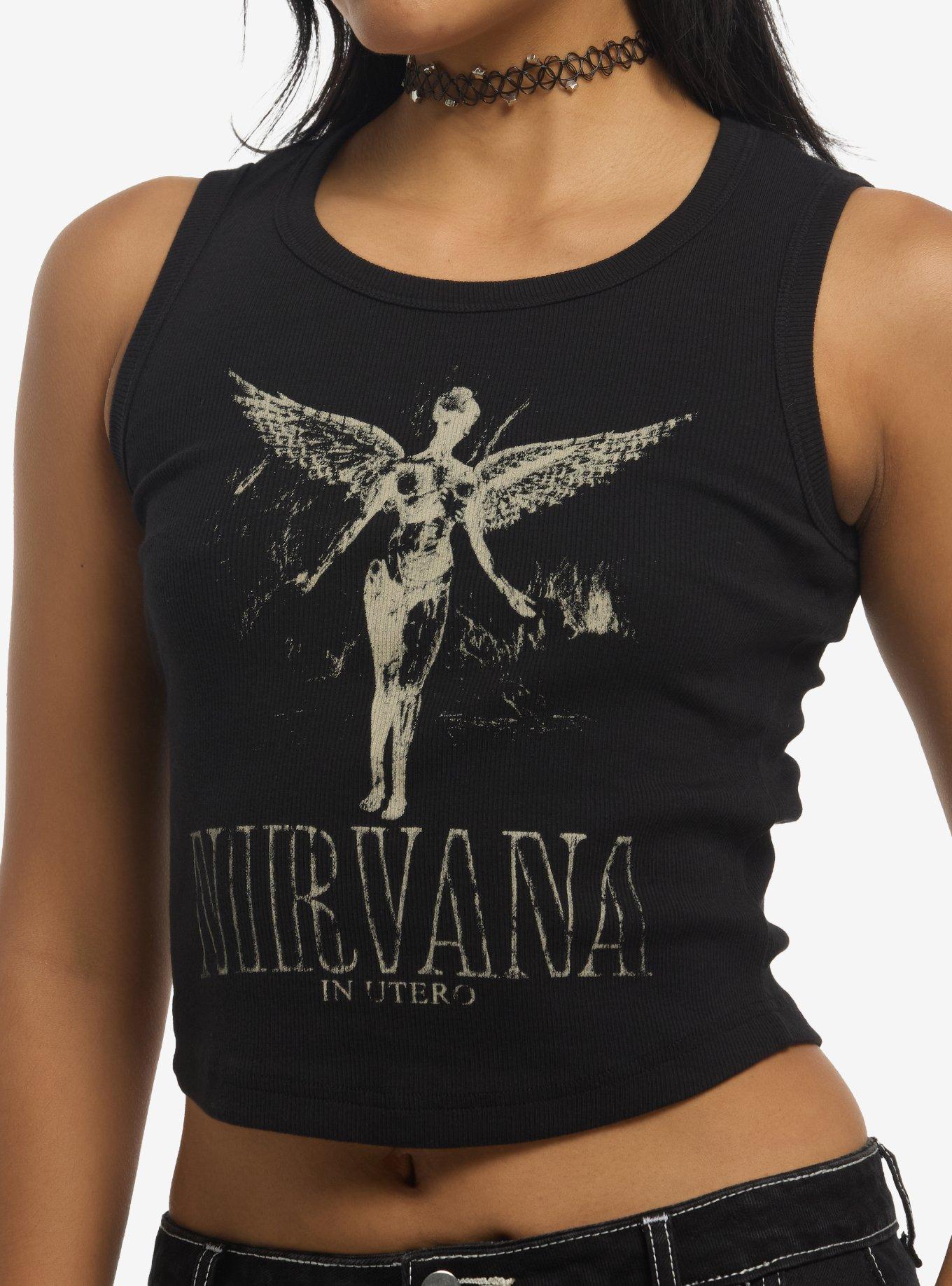 Nirvana In Utero Line Art Girls Tank Top | Hot Topic