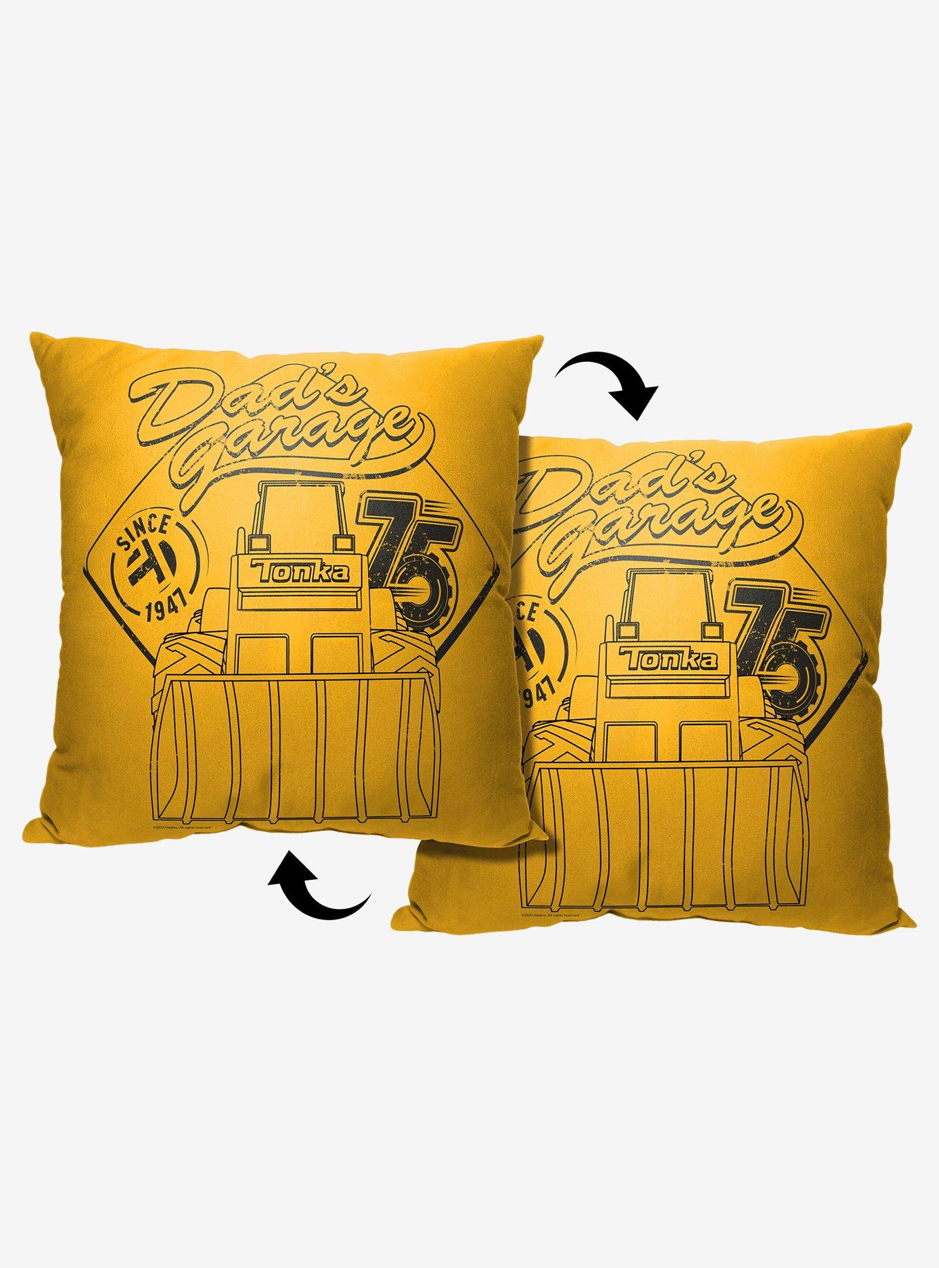 Tonka Dad's Garage Throw Pillow, , hi-res