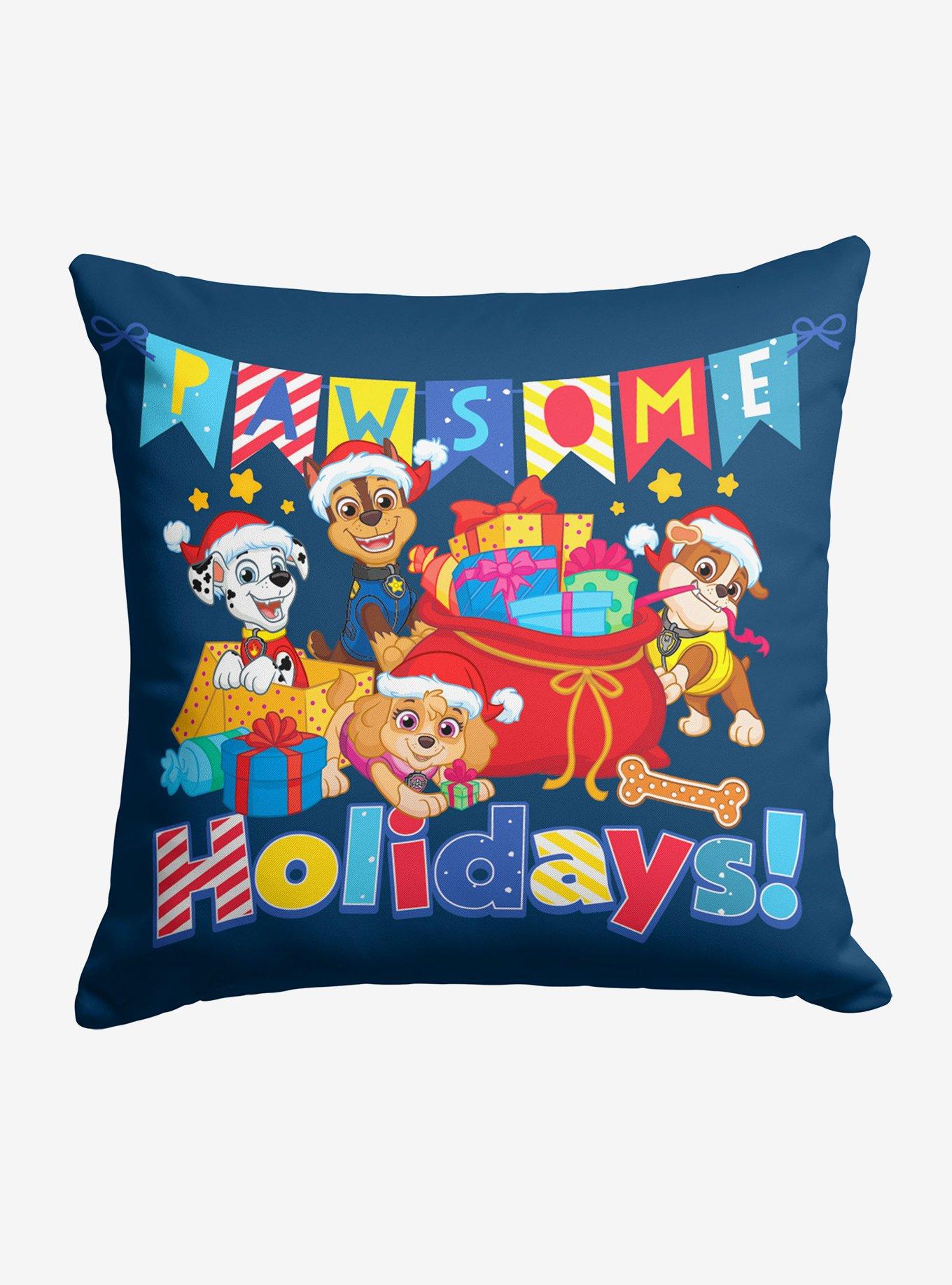 Paw Patrol Pawsome Holidays Throw Pillow , , hi-res