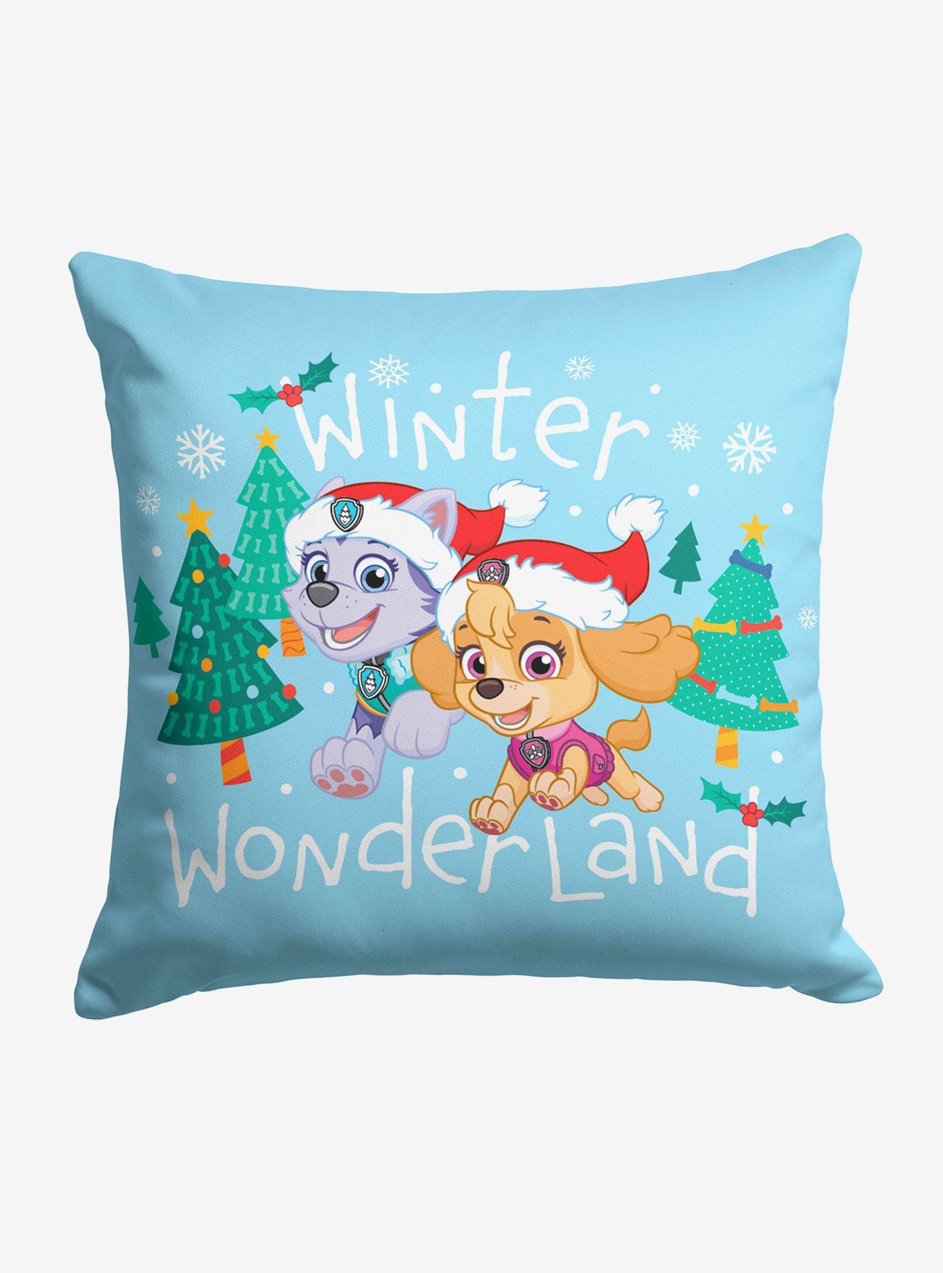 Paw Patrol Winter Wonderland Throw Pillow , , hi-res