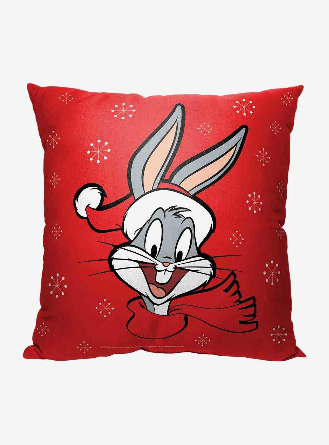 Looney Tunes Holiday Bugs Throw Pillow, , hi-res
