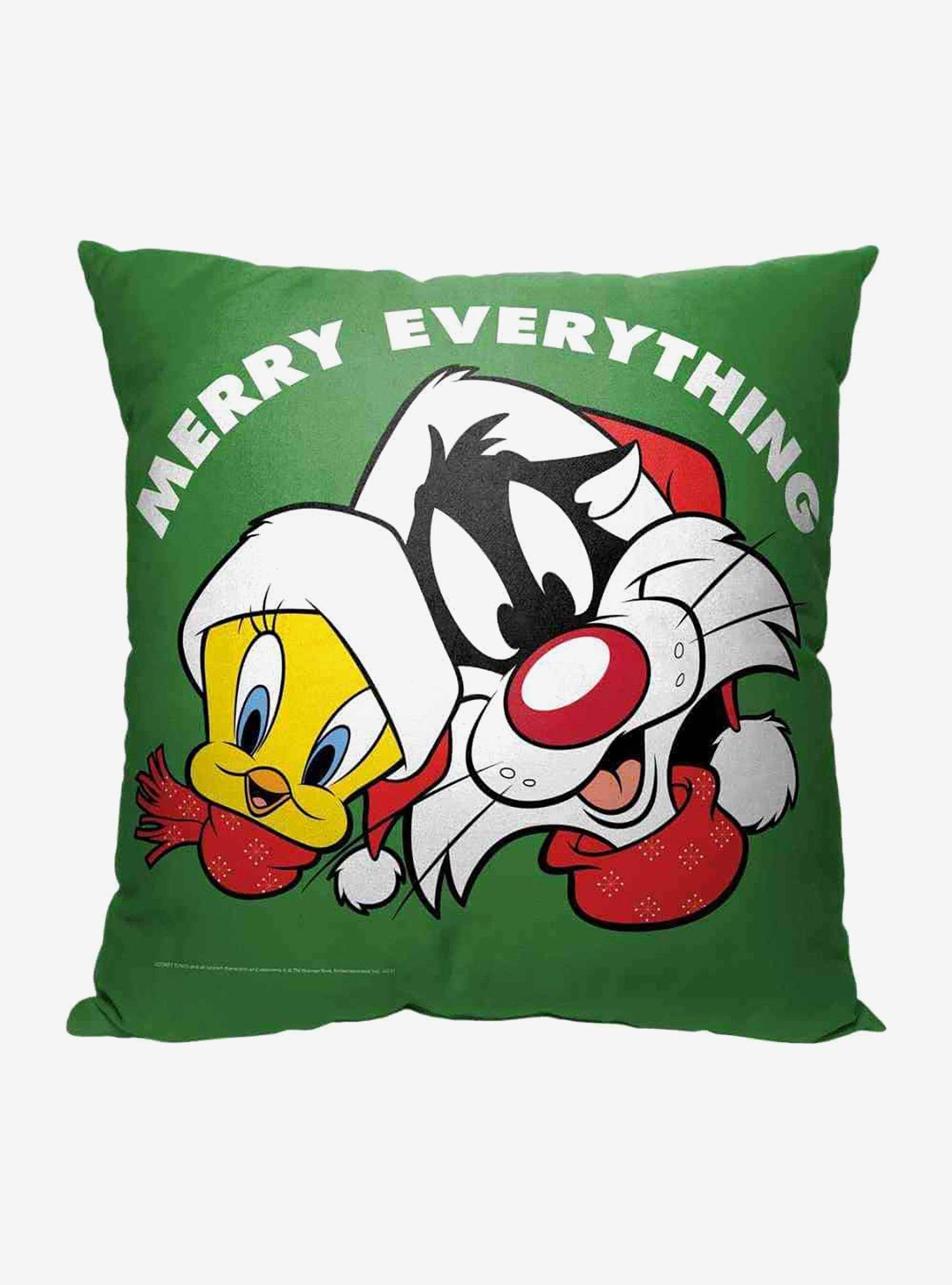 Looney Tunes Merry Everything Throw Pillow , , hi-res