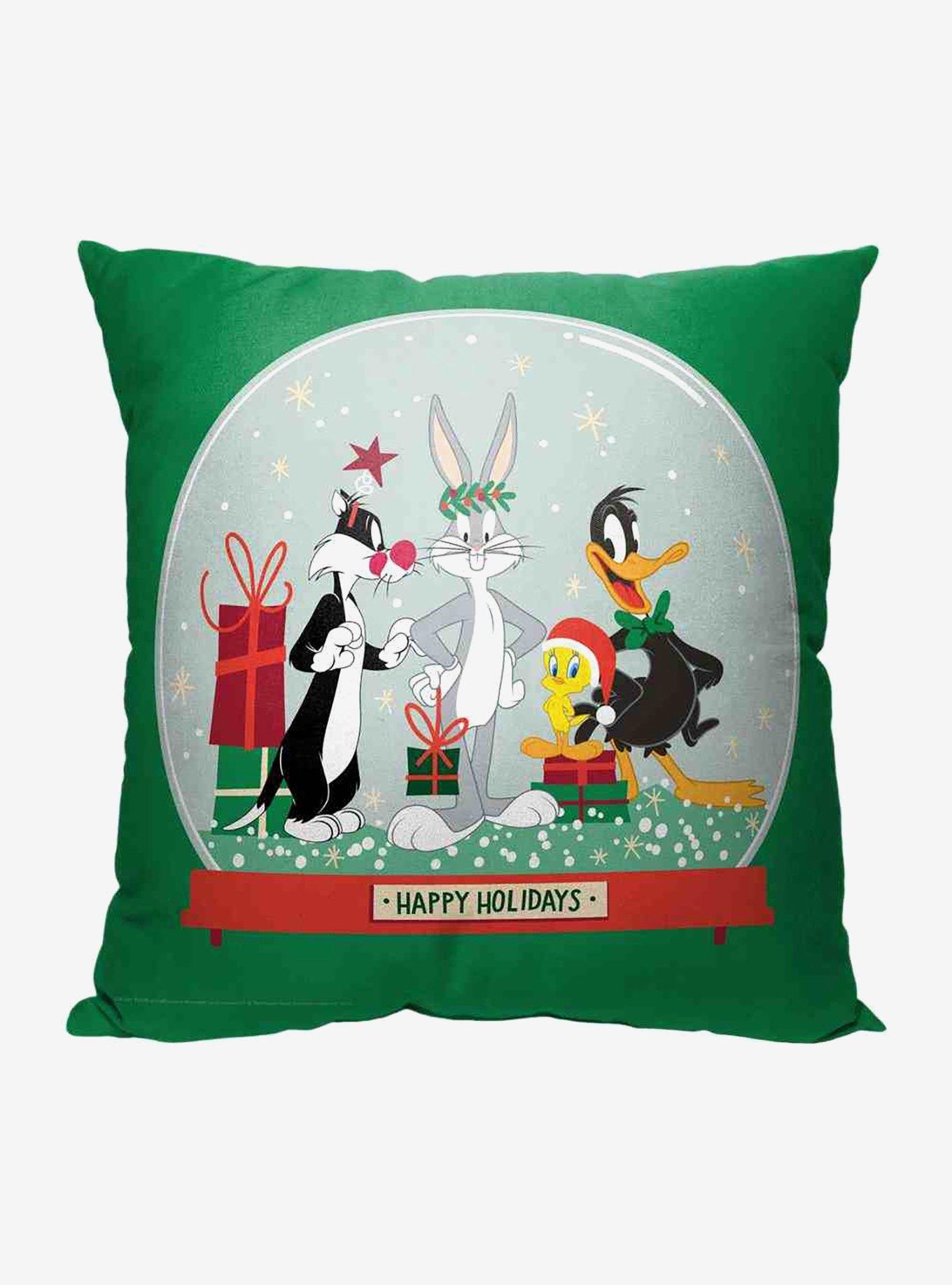 Looney Tunes Silly Snowglobe Throw Pillow, , hi-res