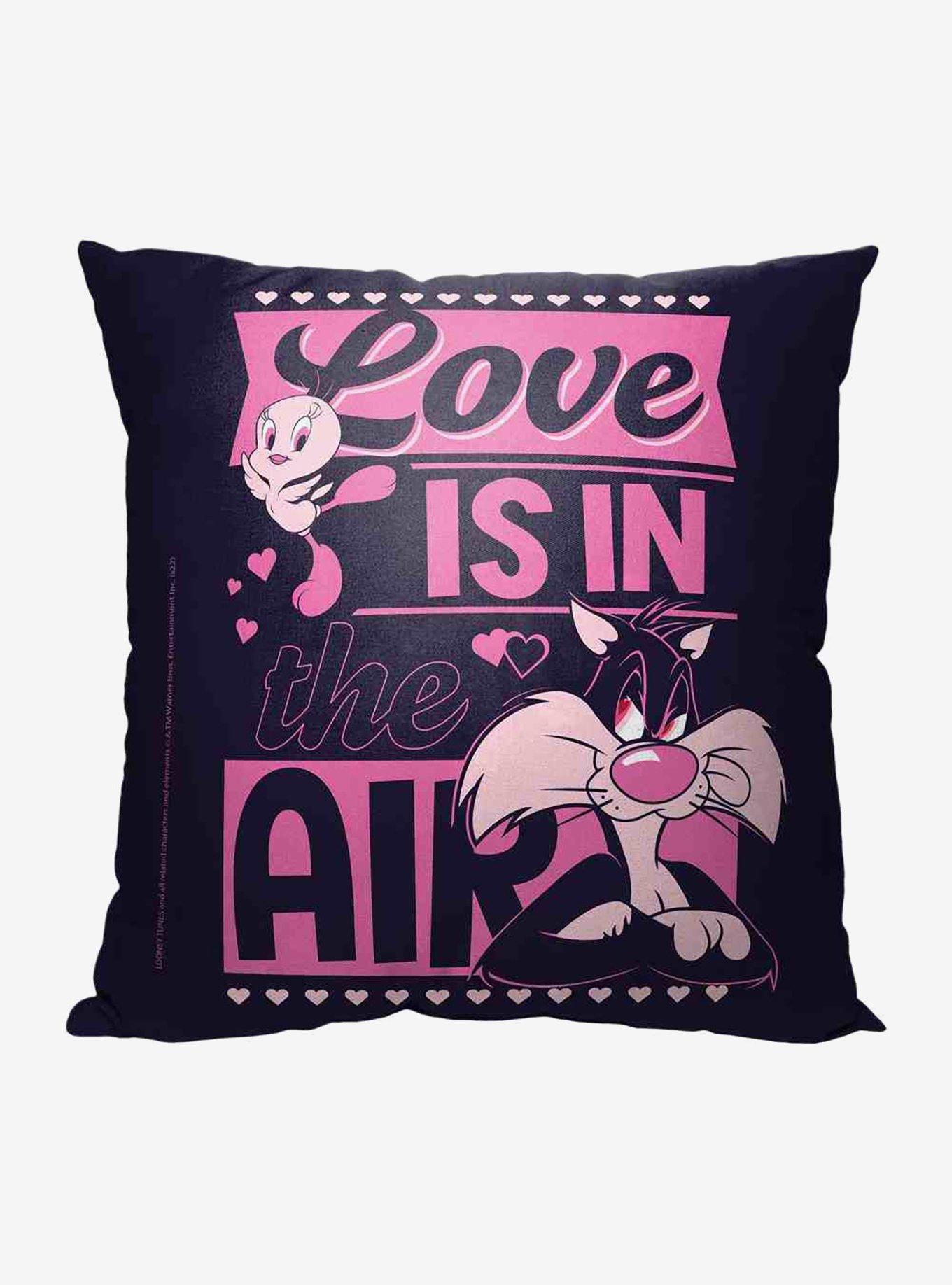 Looney Tunes Love Is In The Air Throw Pillow, , hi-res