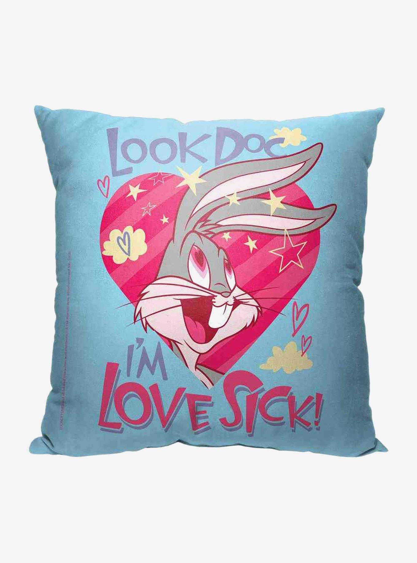 Looney Tunes Love Sick Bugs Throw Pillow , , hi-res