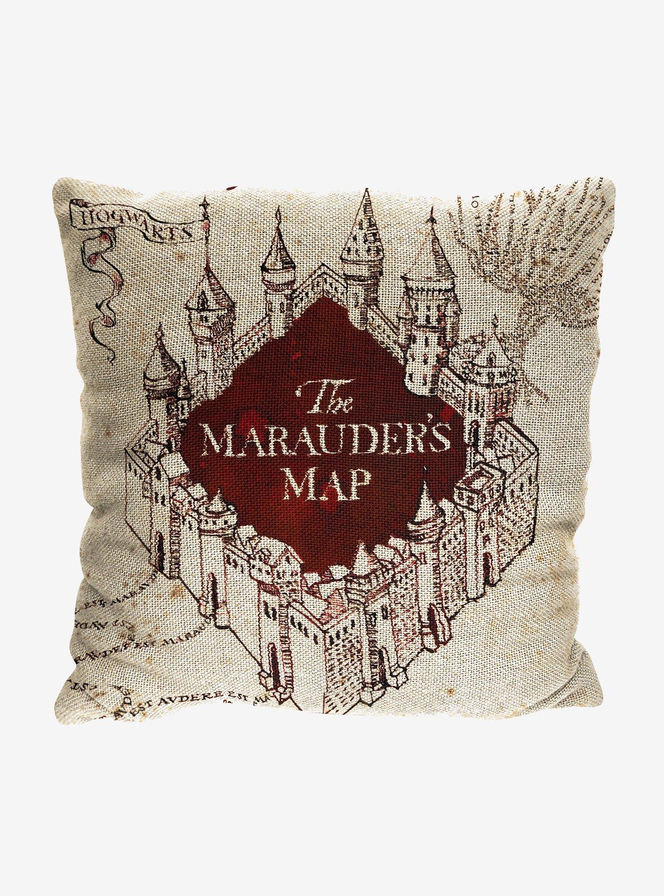 Harry Potter Marauders Map 2 Pack Inverted Jacquard Pillow , , hi-res