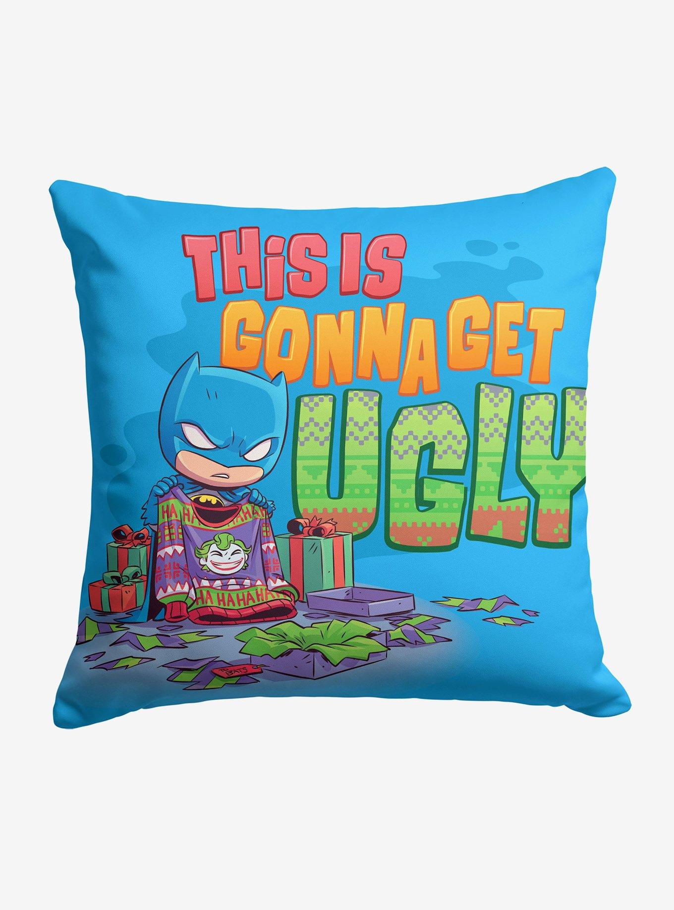 Justice League Its Gonna Get Ugly Throw Pillow , , hi-res