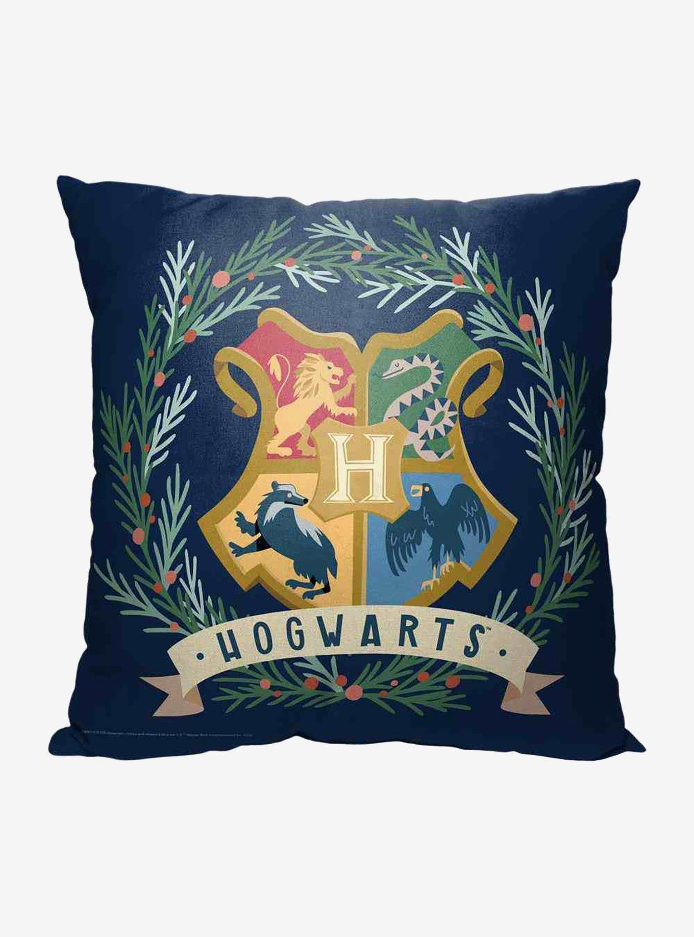Harry Potter Hogwarts Wreath Throw Pillow , , hi-res